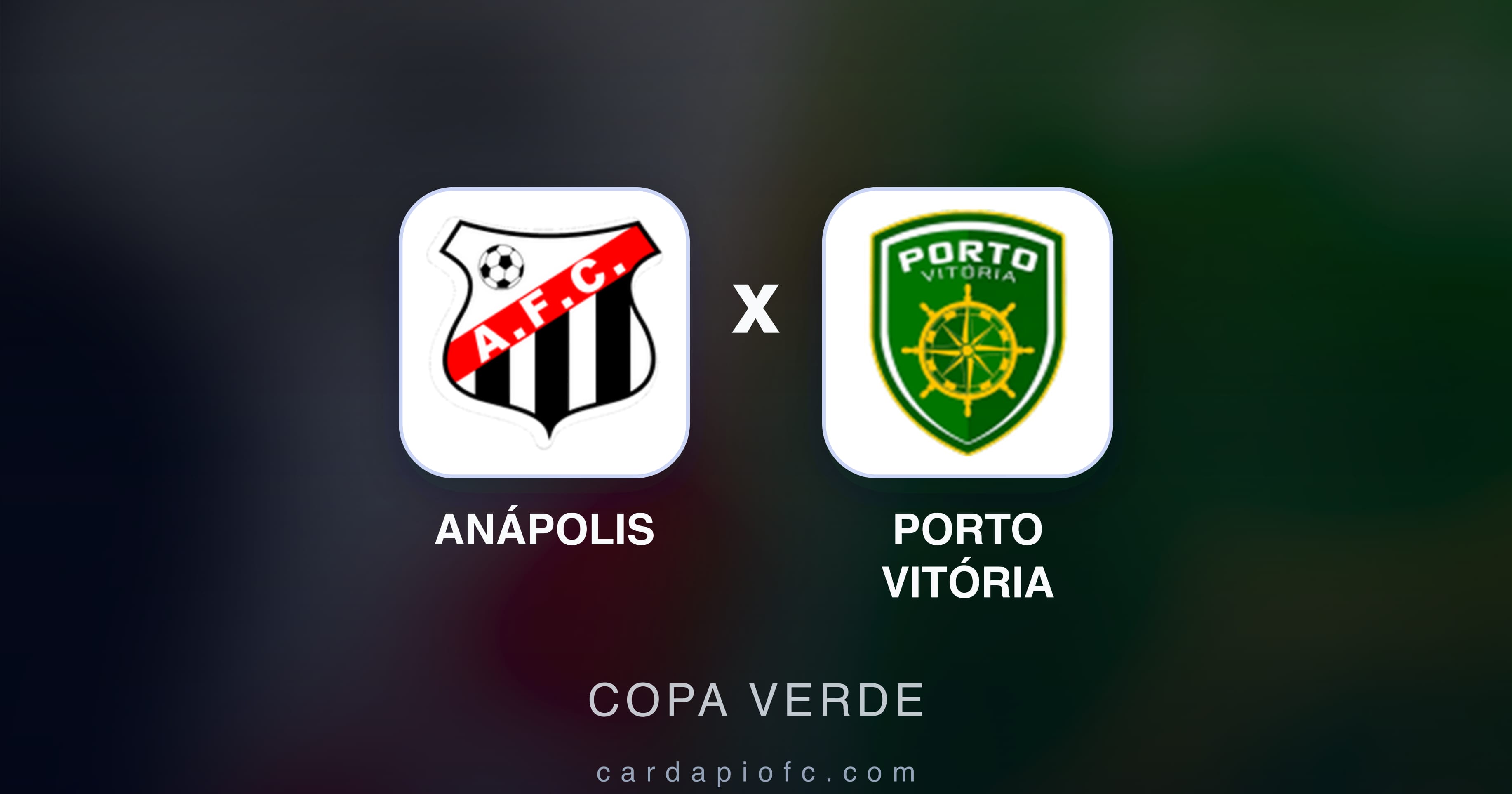 Imagen previa de Anápolis vs Porto Vitória (Copa Verde)