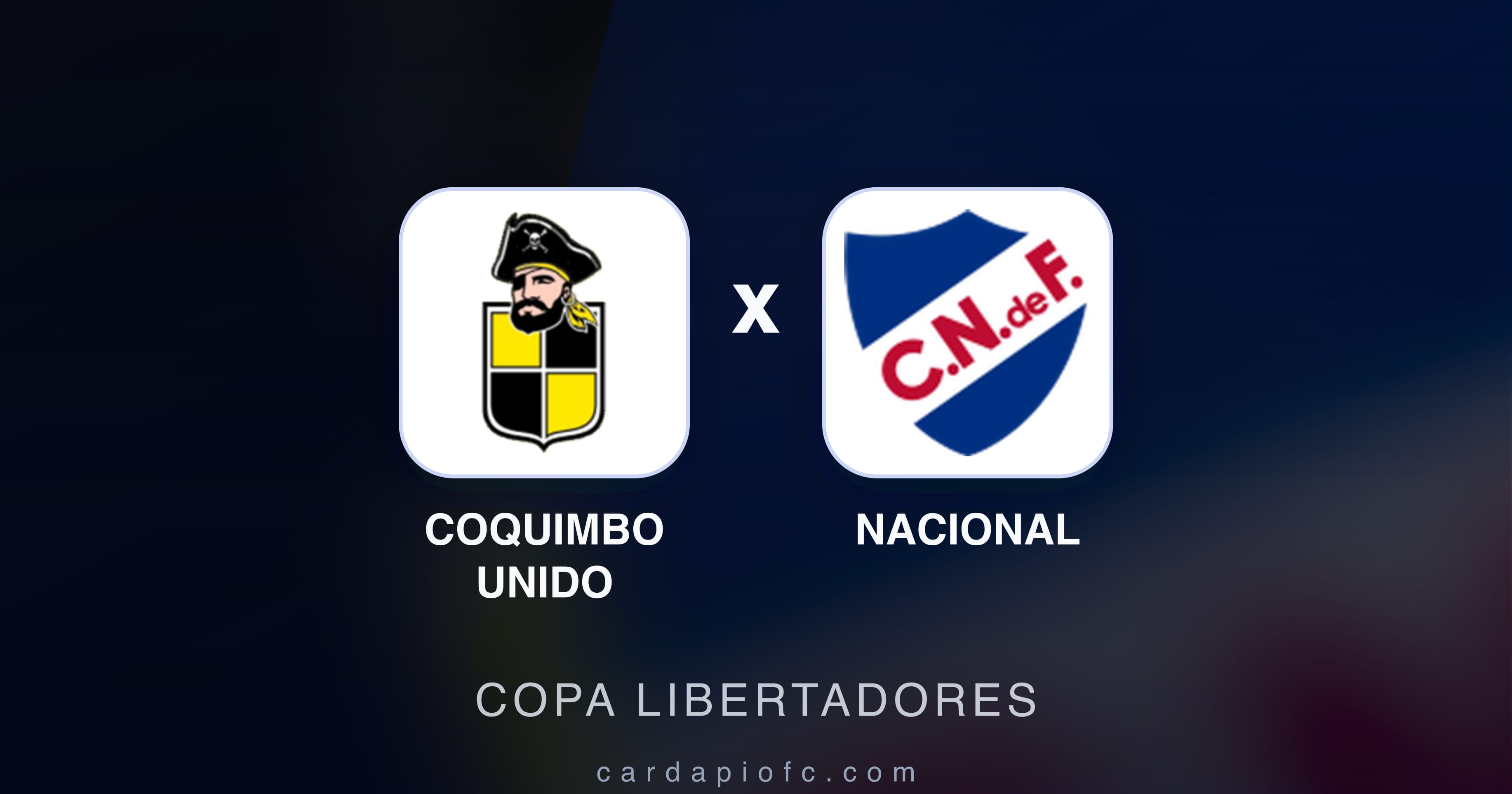 صورة تمهيدية لمباراة Coquimbo Unido ضد Nacional (Copa Libertadores)