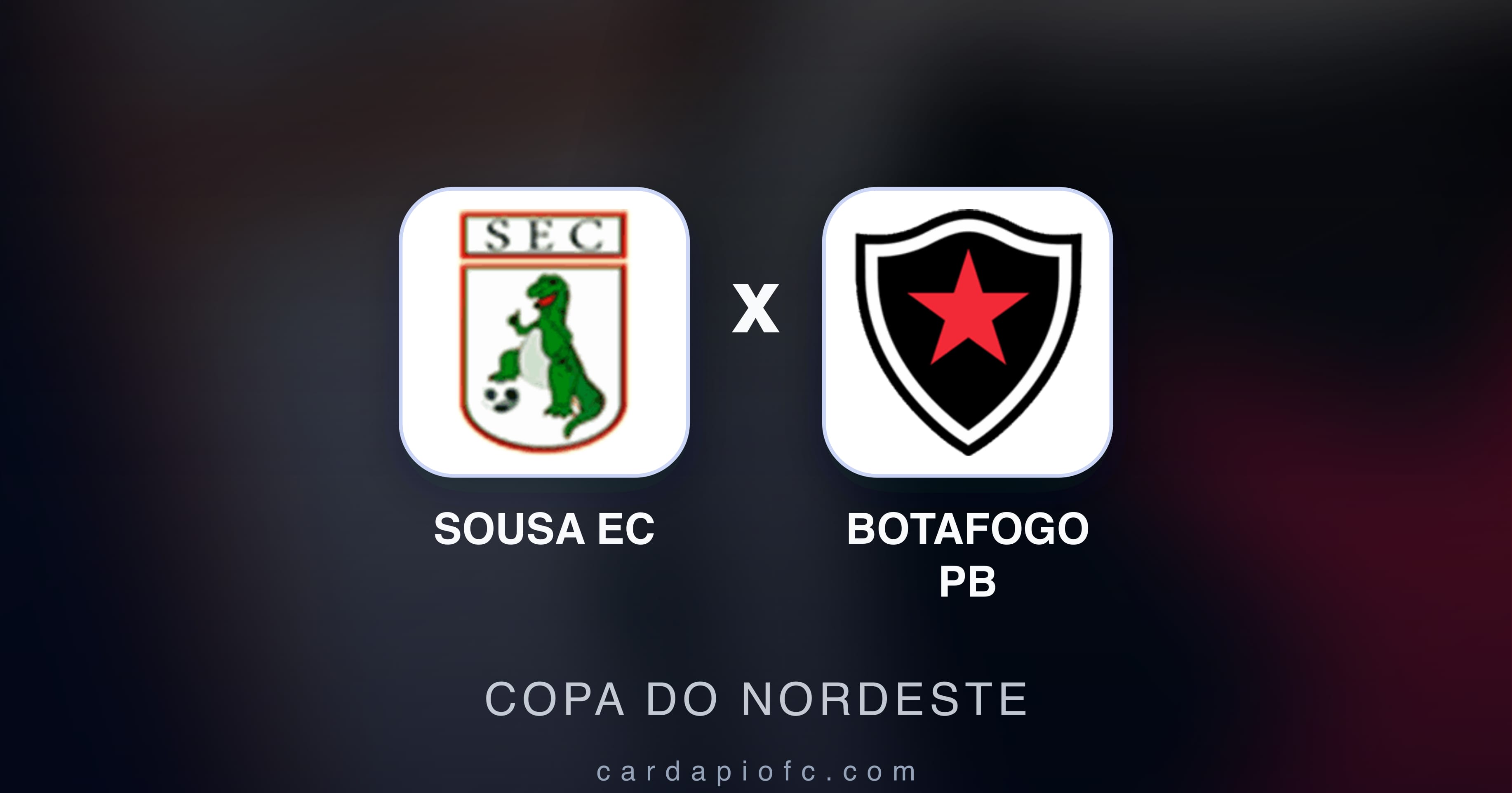 Imagen previa de Sousa EC vs Botafogo PB (Copa do Nordeste)