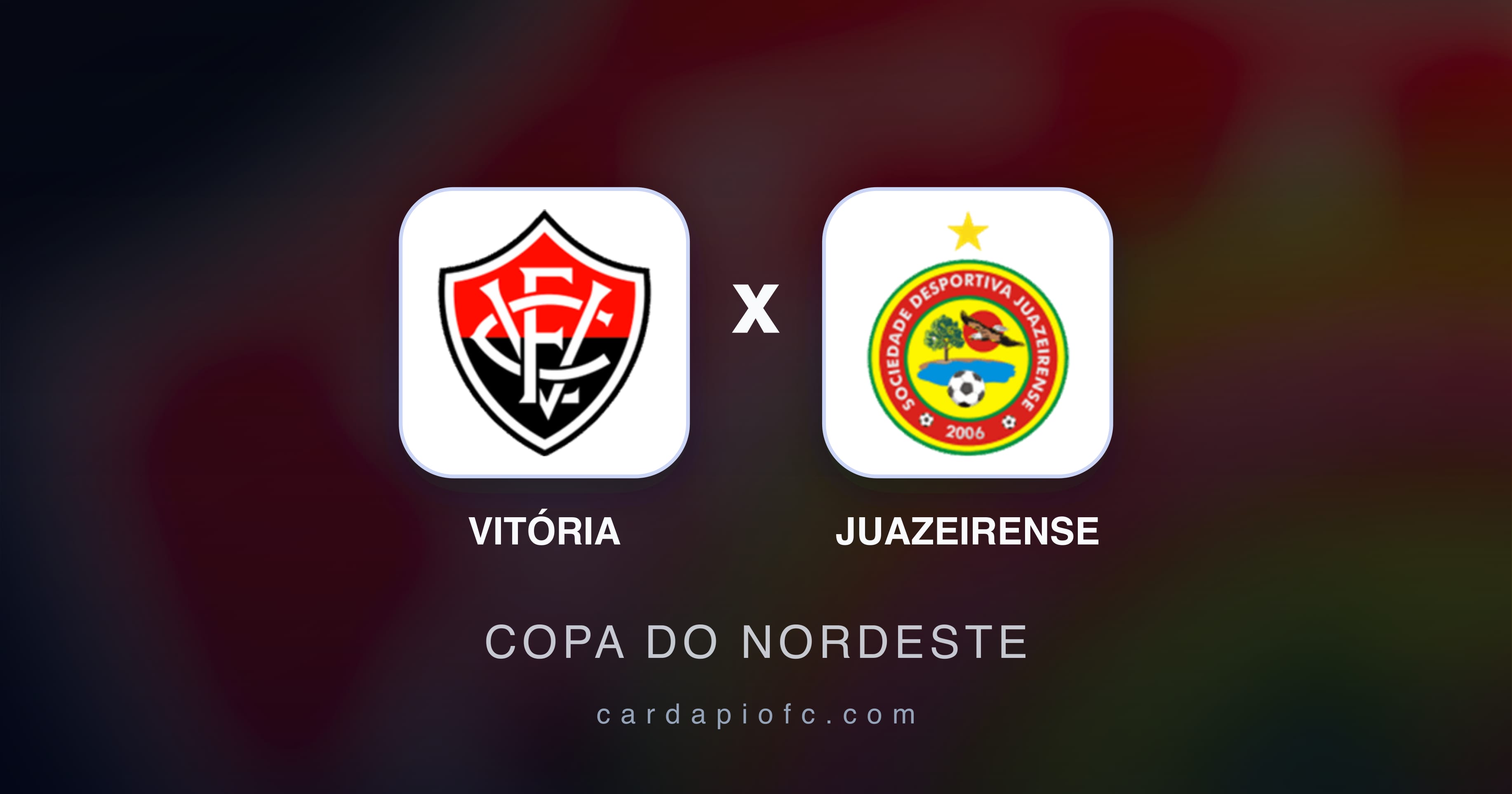 Imagen previa de Vitória vs Juazeirense (Copa do Nordeste)