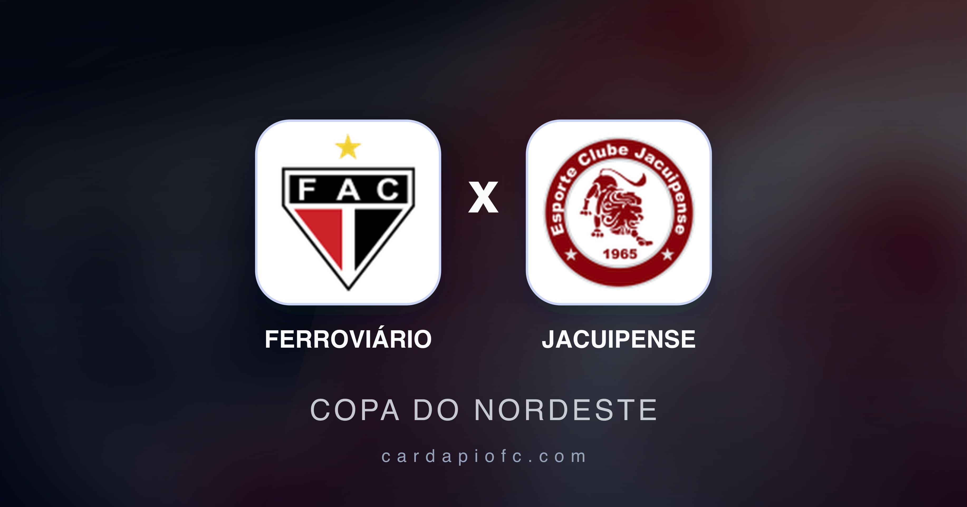 Imagen previa de Ferroviário vs Jacuipense (Copa do Nordeste)