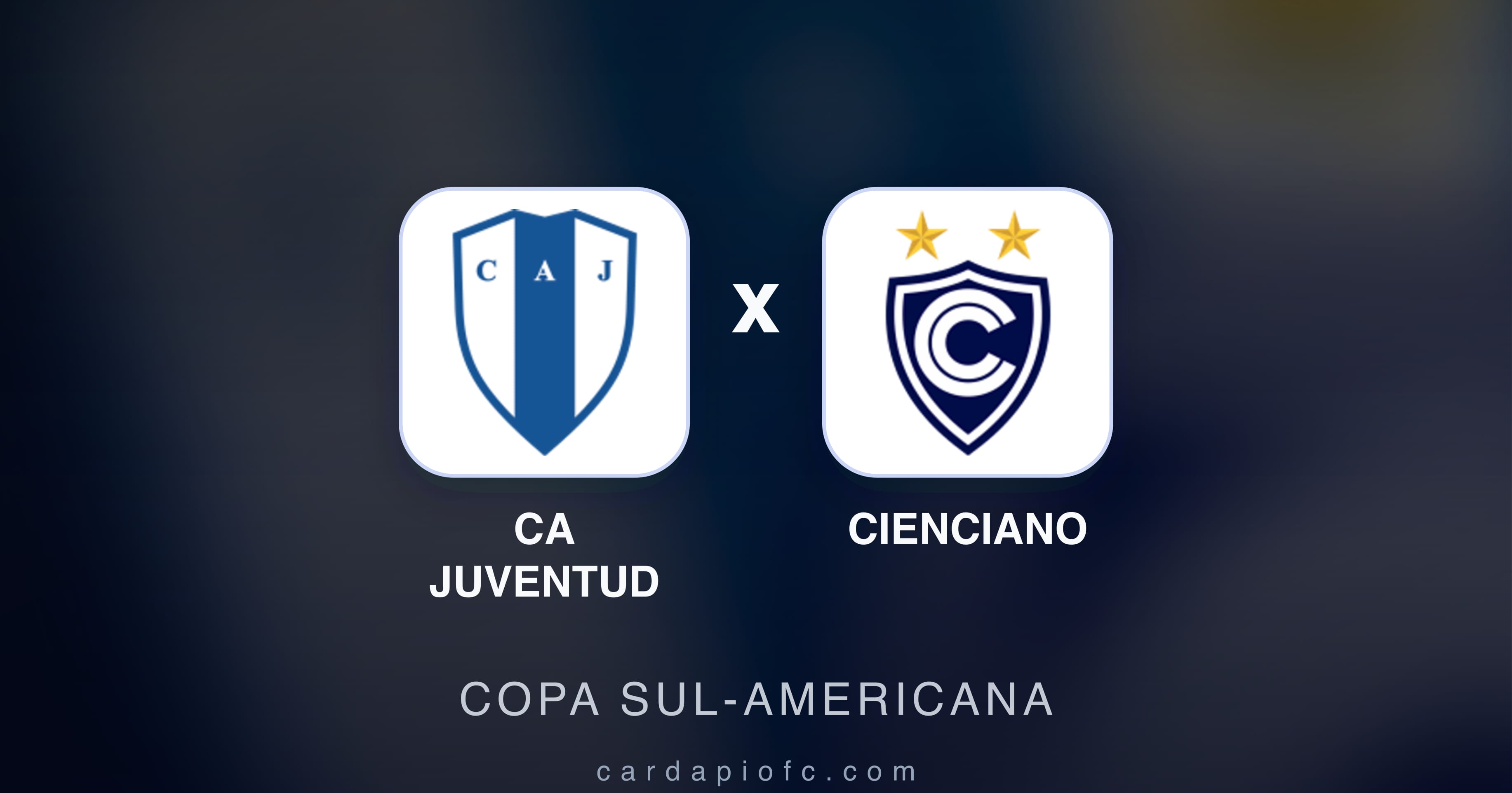 Imagen previa de CA Juventud vs Cienciano (Copa Sul-Americana)