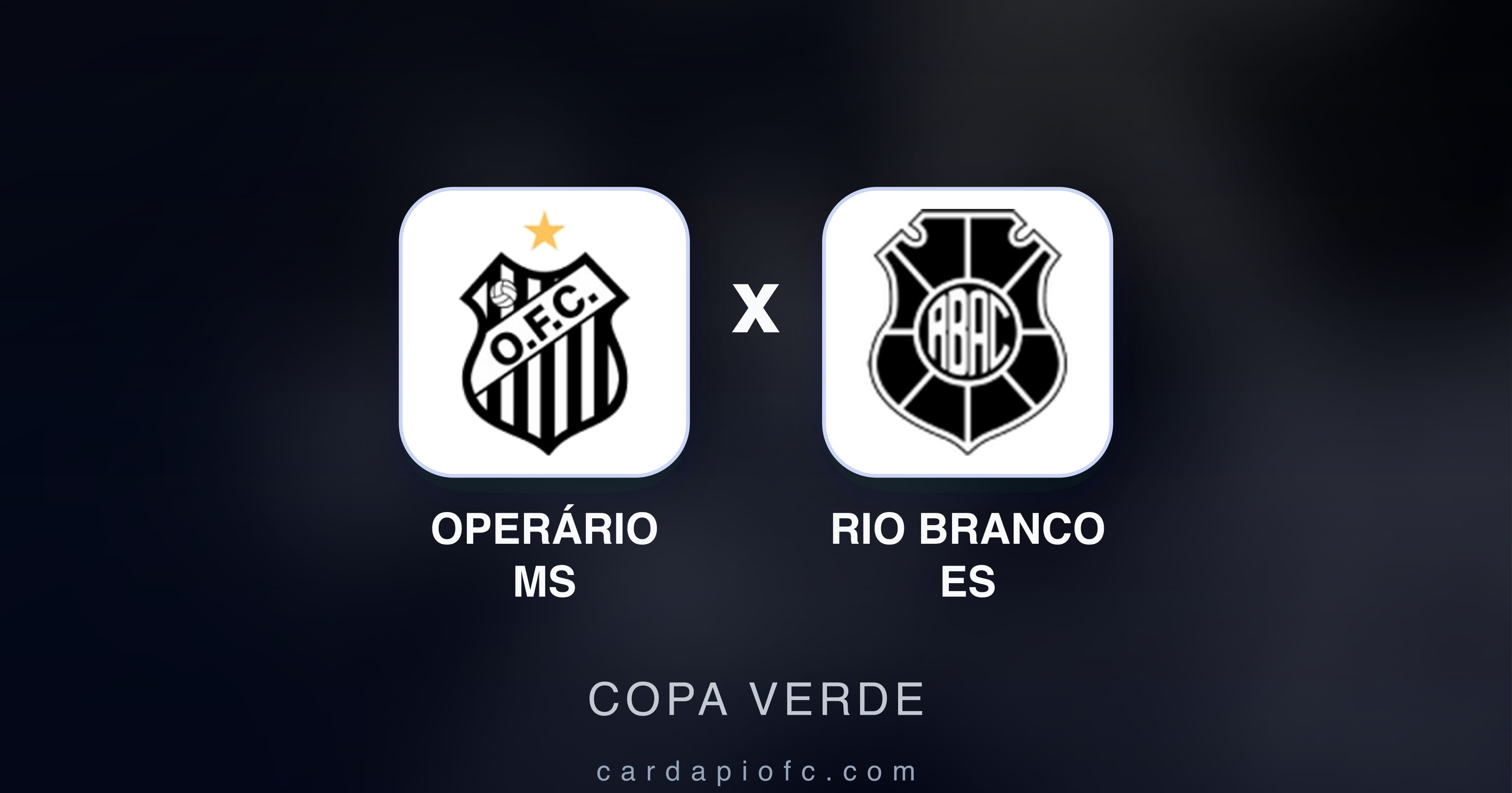 Imagen previa de Operário MS vs Rio Branco ES (Copa Verde)