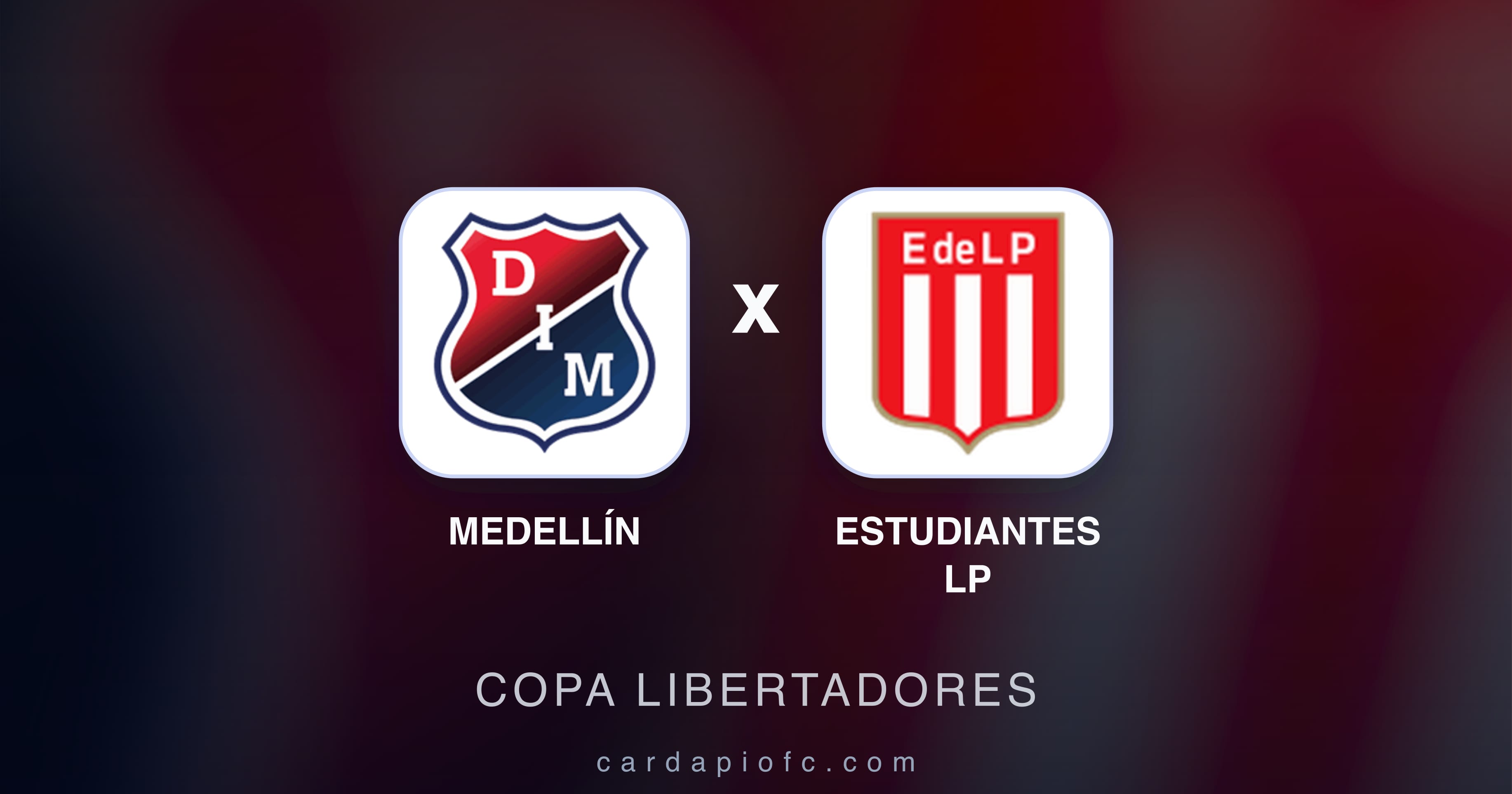 Imagen previa de Medellín vs Estudiantes LP (Copa Libertadores)