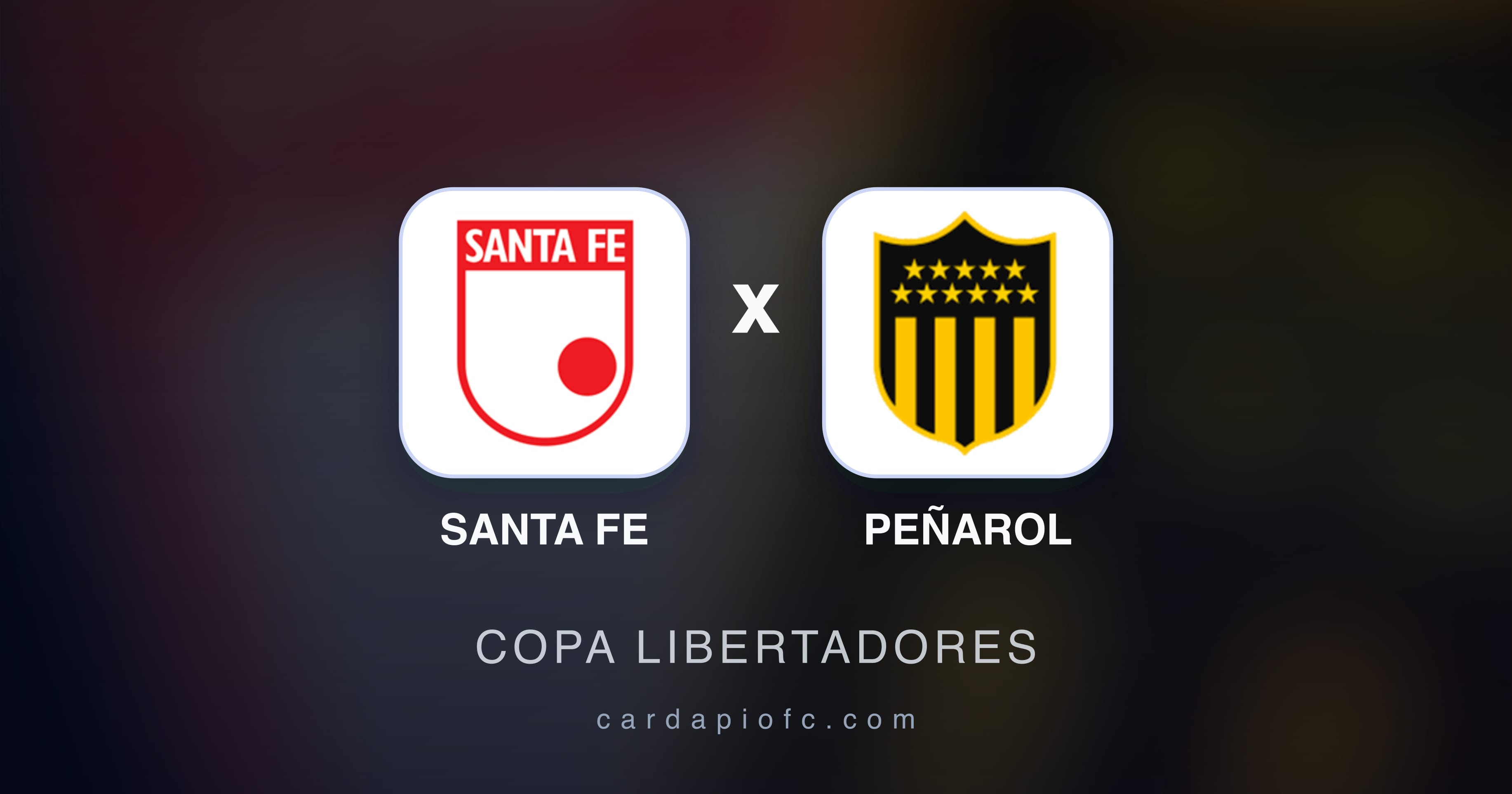Imagen previa de Santa Fe vs Peñarol (Copa Libertadores)