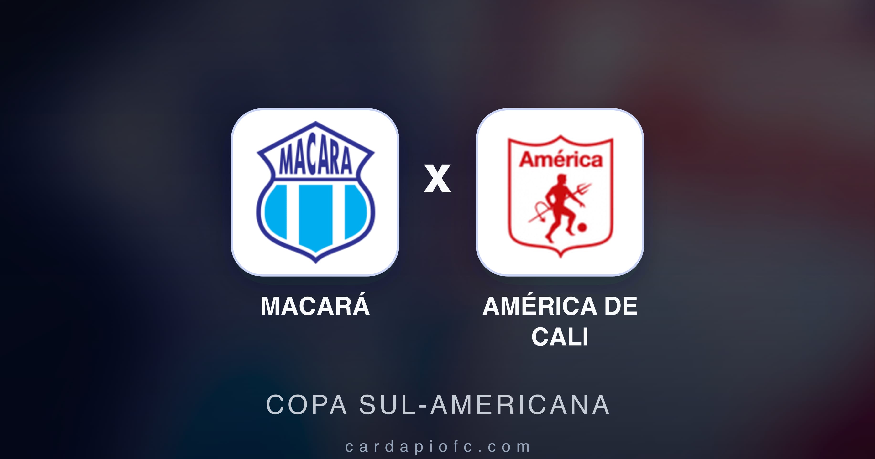 Imagen previa de Macará vs América de Cali (Copa Sul-Americana)