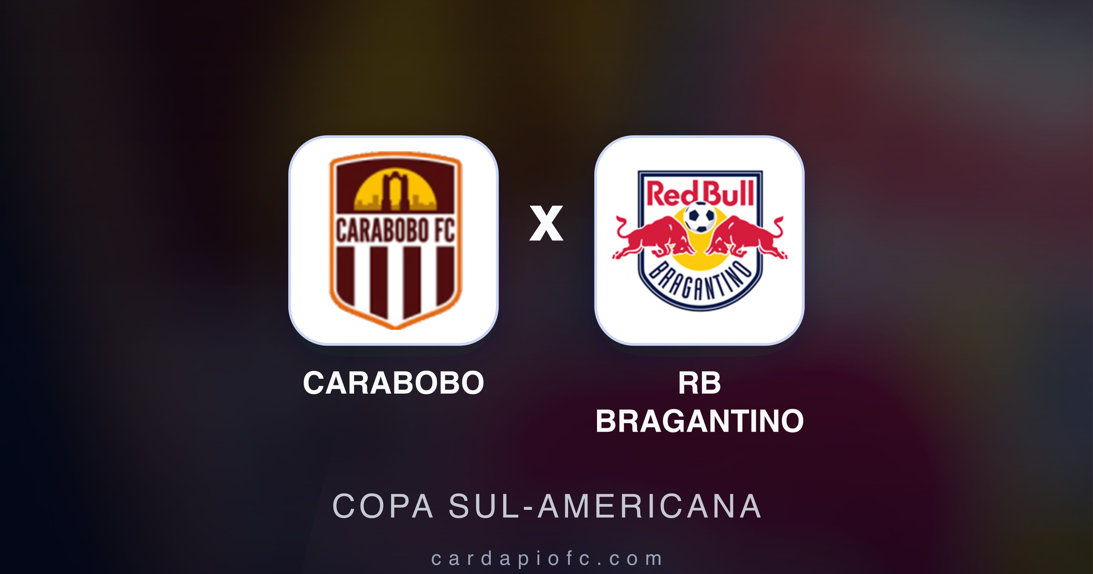 Imagen previa de Carabobo vs RB Bragantino (Copa Sul-Americana)