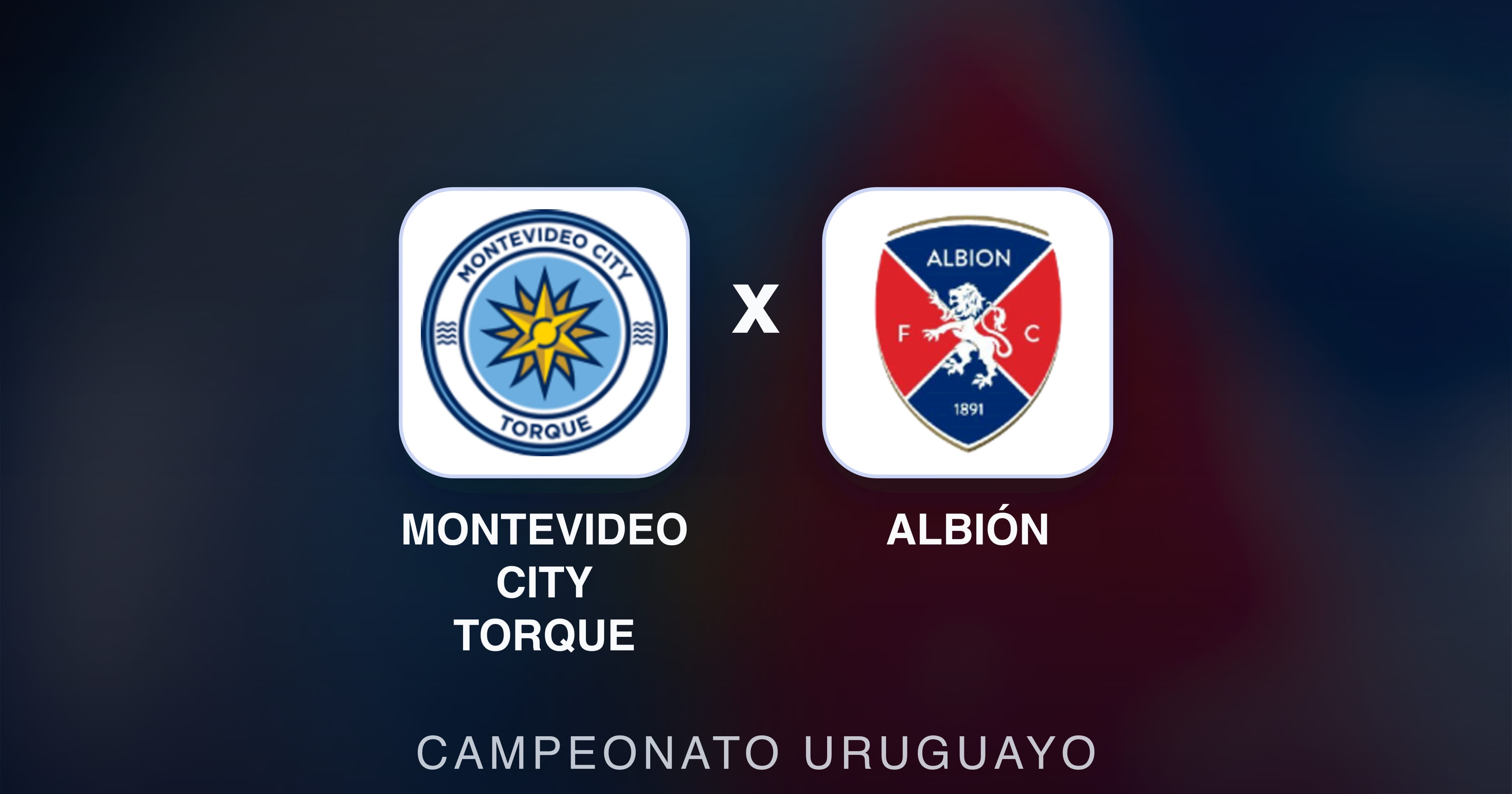 Imagen previa de Montevideo City Torque vs Albión (Campeonato Uruguayo)