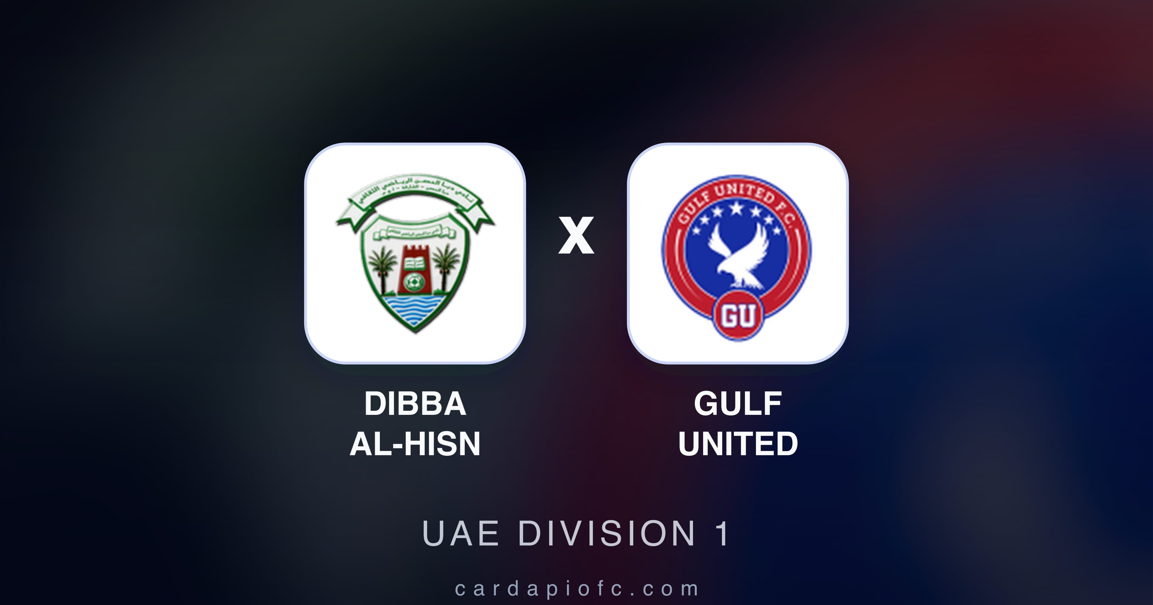 Imagen previa de Dibba Al-Hisn vs Gulf United (UAE Division 1)