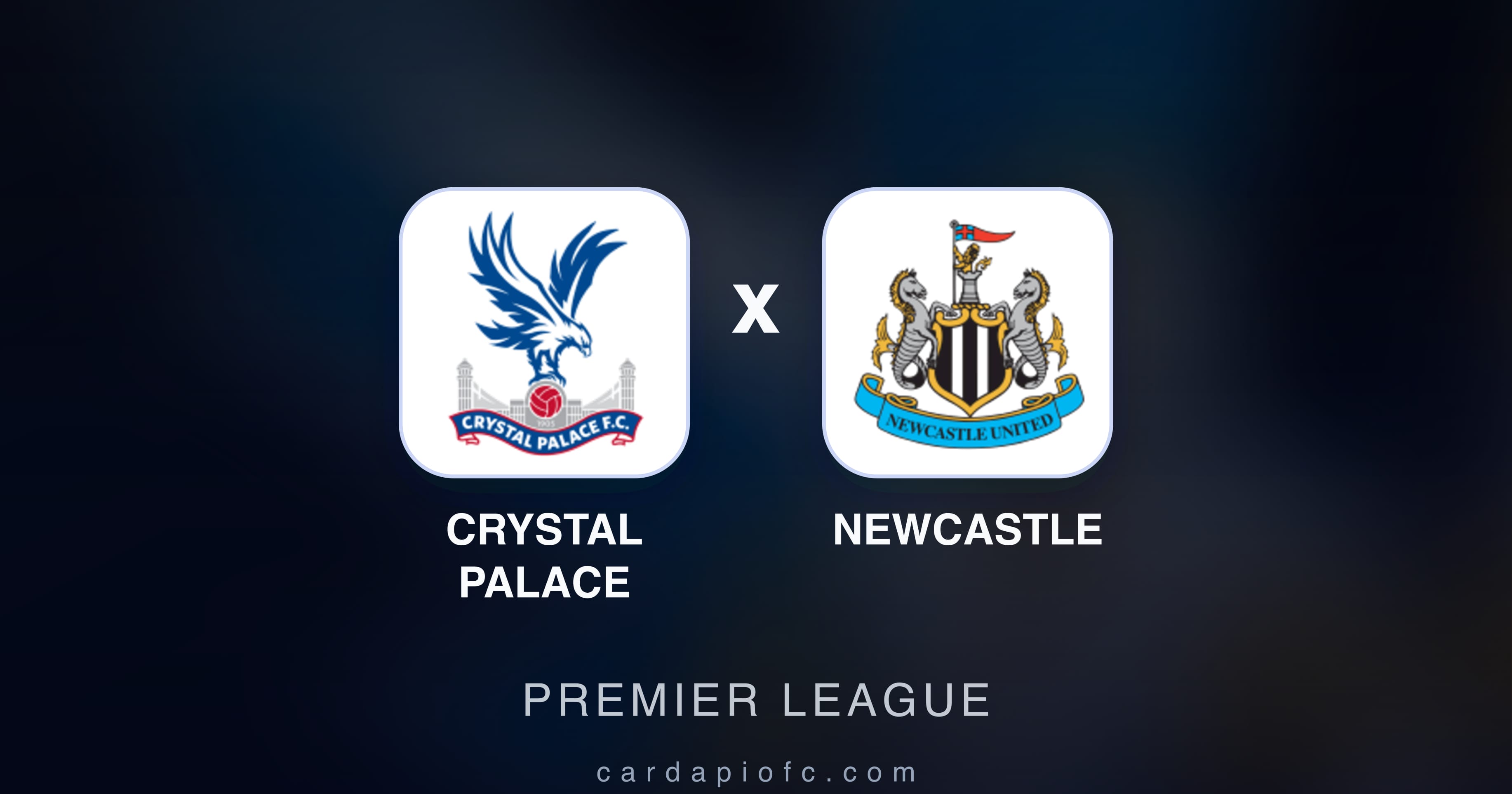 Imagen previa de Crystal Palace vs Newcastle (Premier League)