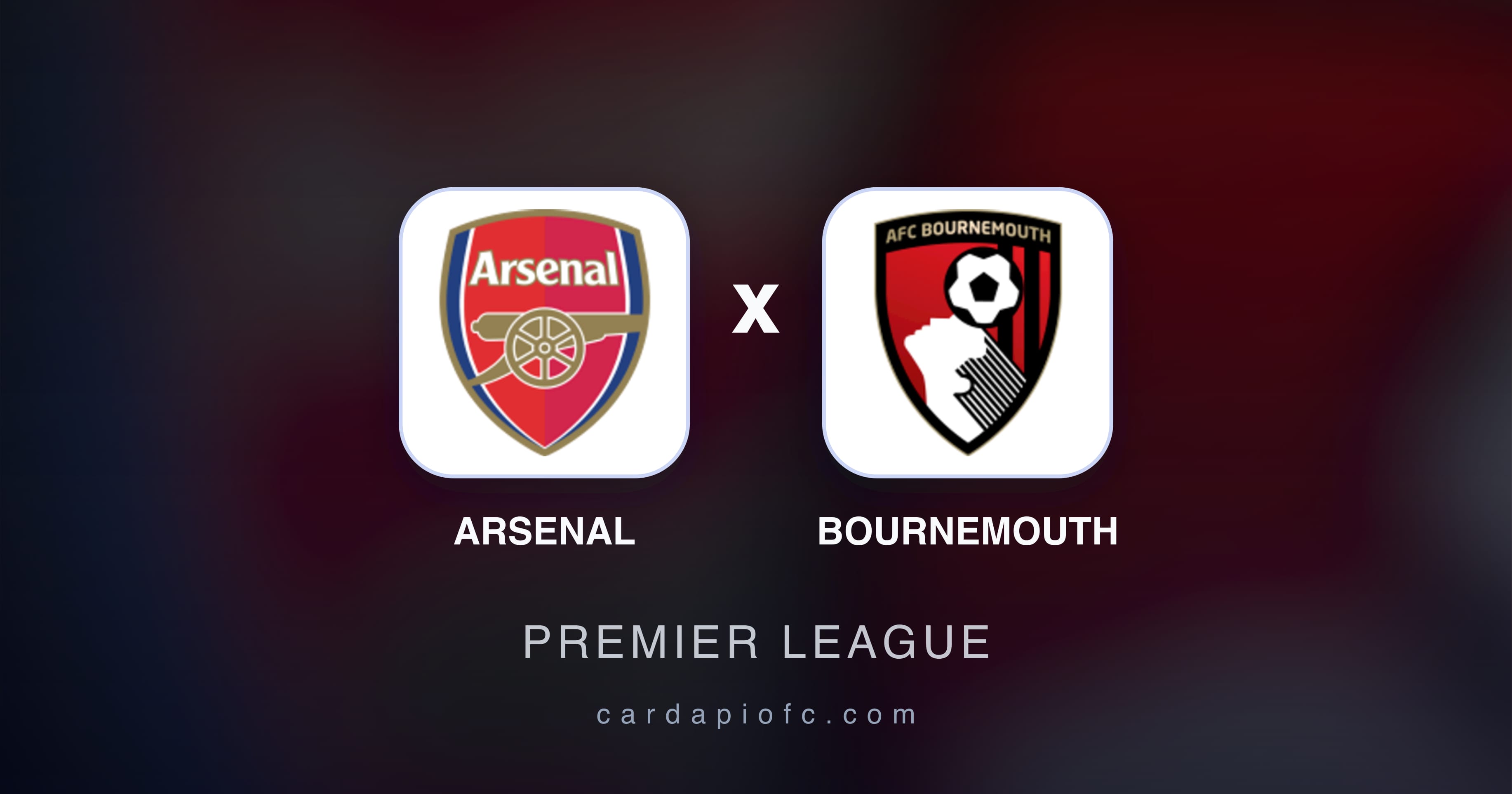 Imagen previa de Arsenal vs Bournemouth (Premier League)