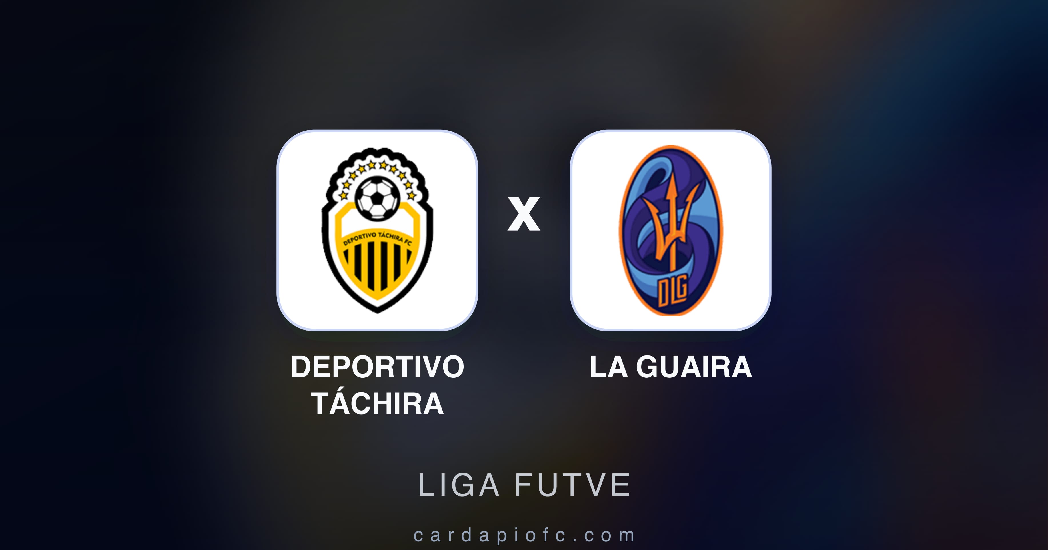 Imagen previa de Deportivo Táchira vs La Guaira (Liga Futve)