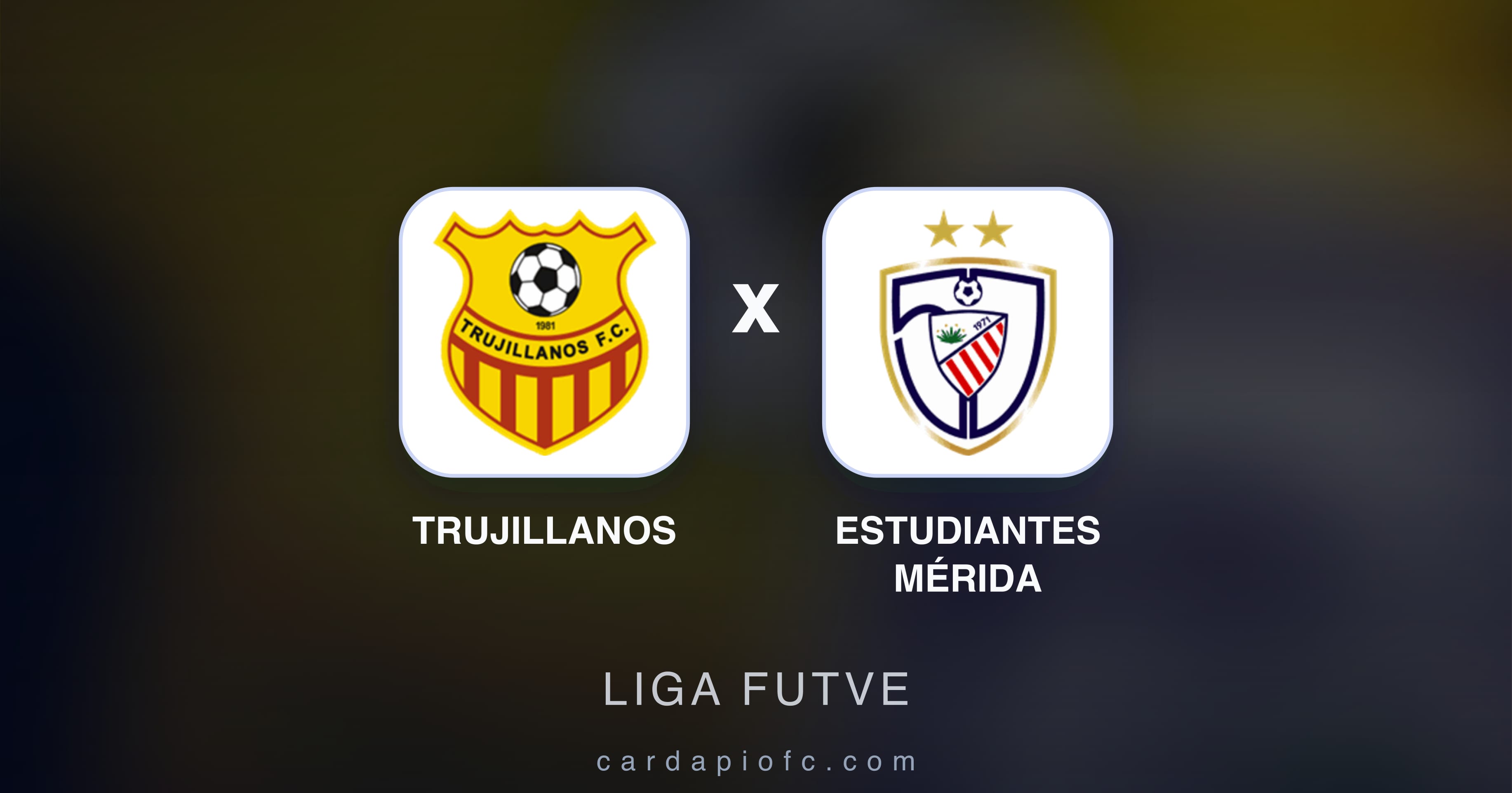 Imagen previa de Trujillanos vs Estudiantes Mérida (Liga Futve)