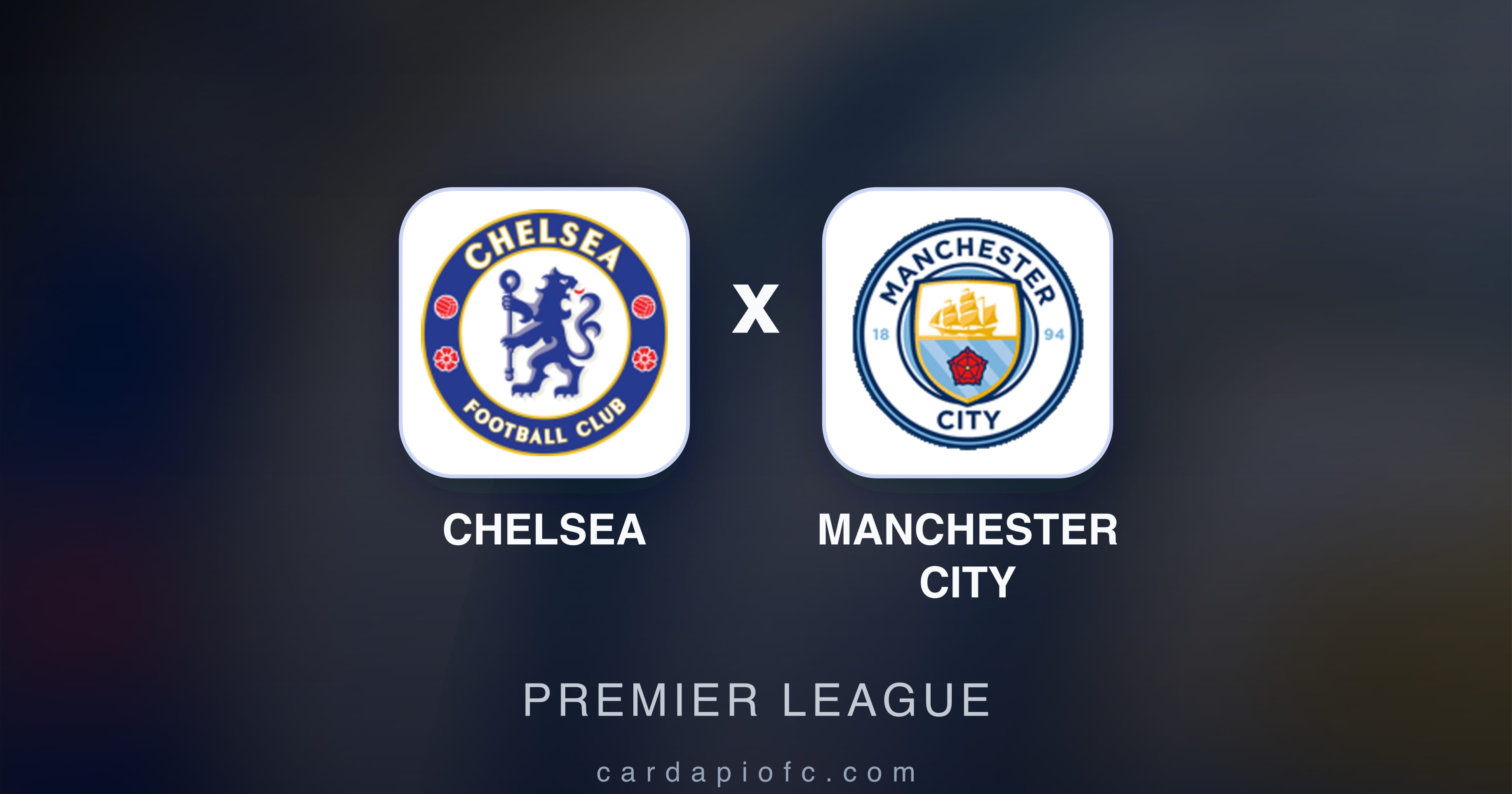 Imagen previa de Chelsea vs Manchester City (Premier League)
