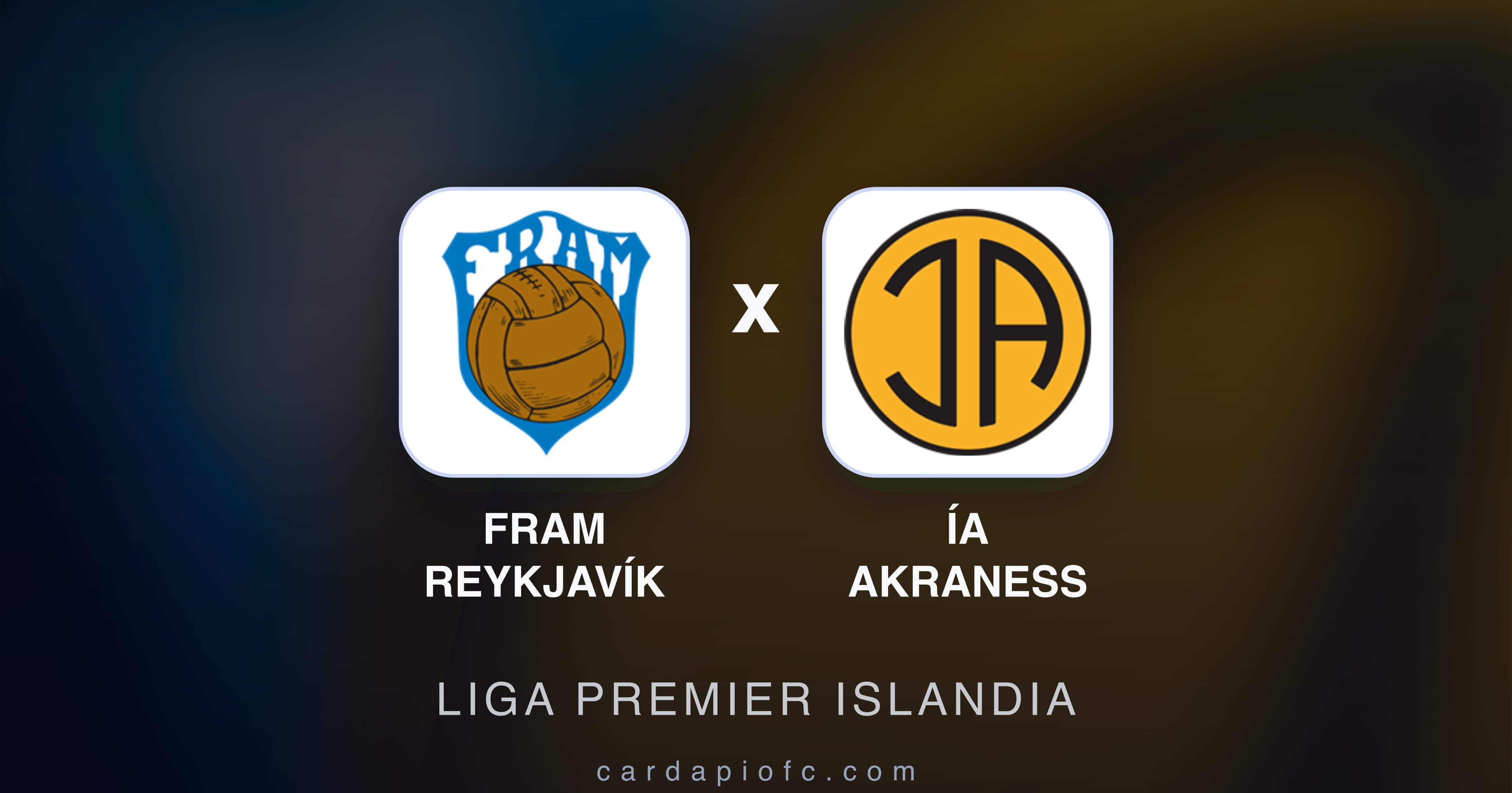 Imagen previa de Fram Reykjavík vs ÍA Akraness (Liga Premier Islandia)