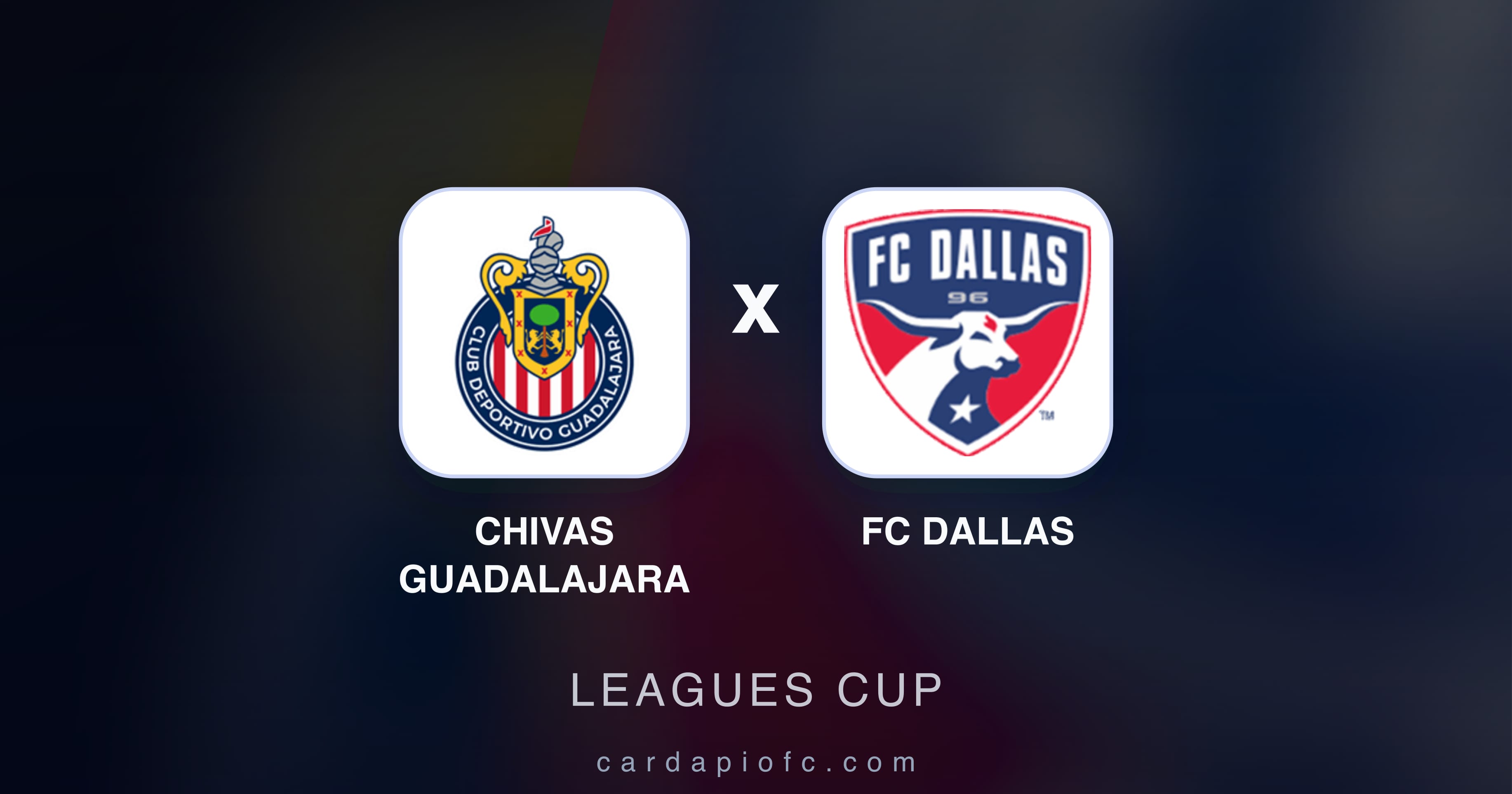 Chivas Guadalajara बनाम FC Dallas (Leagues Cup) का पूर्वावलोकन चित्र