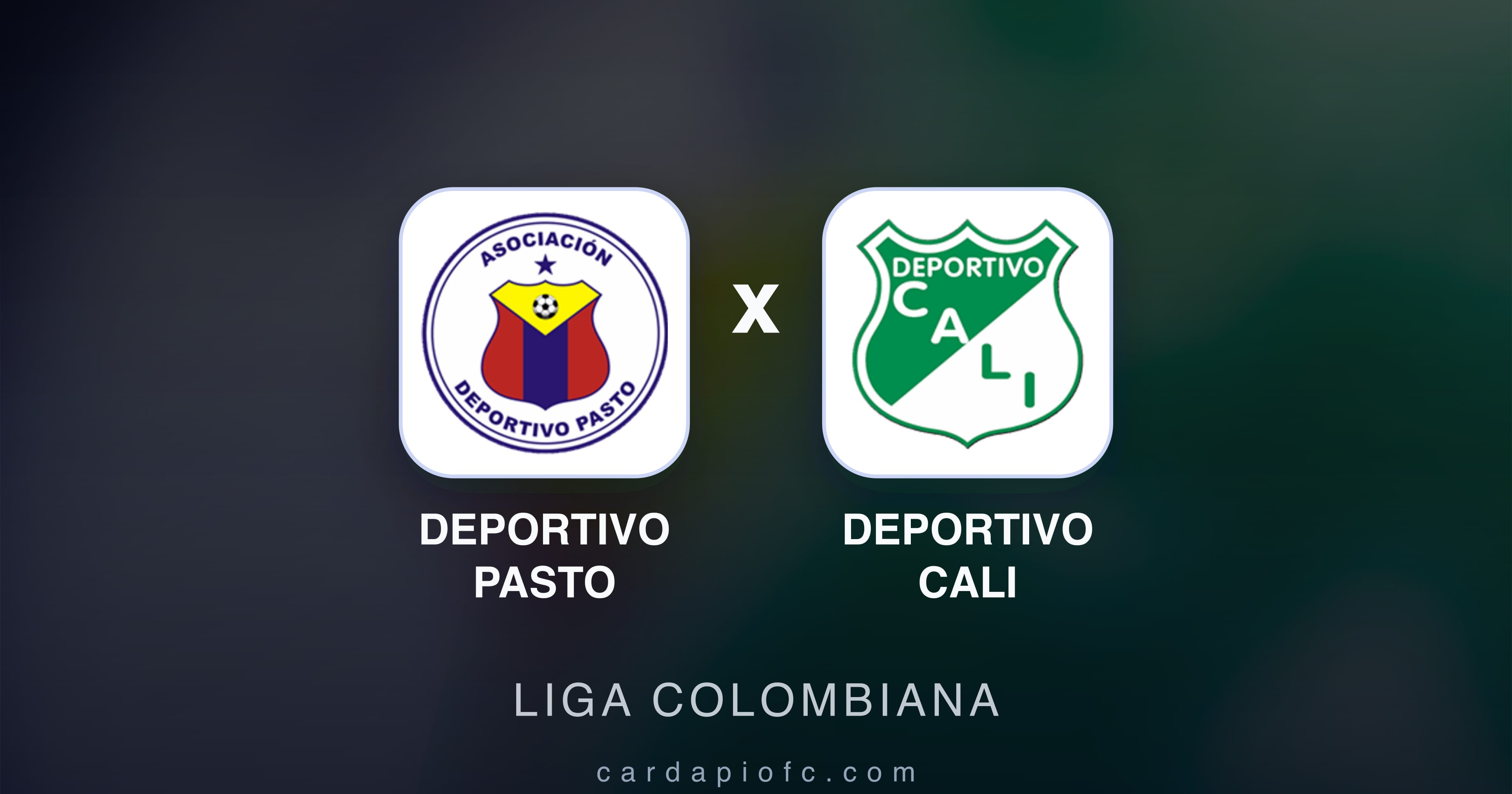 Deportivo Pasto बनाम Deportivo Cali (Liga Colombiana) का पूर्वावलोकन चित्र