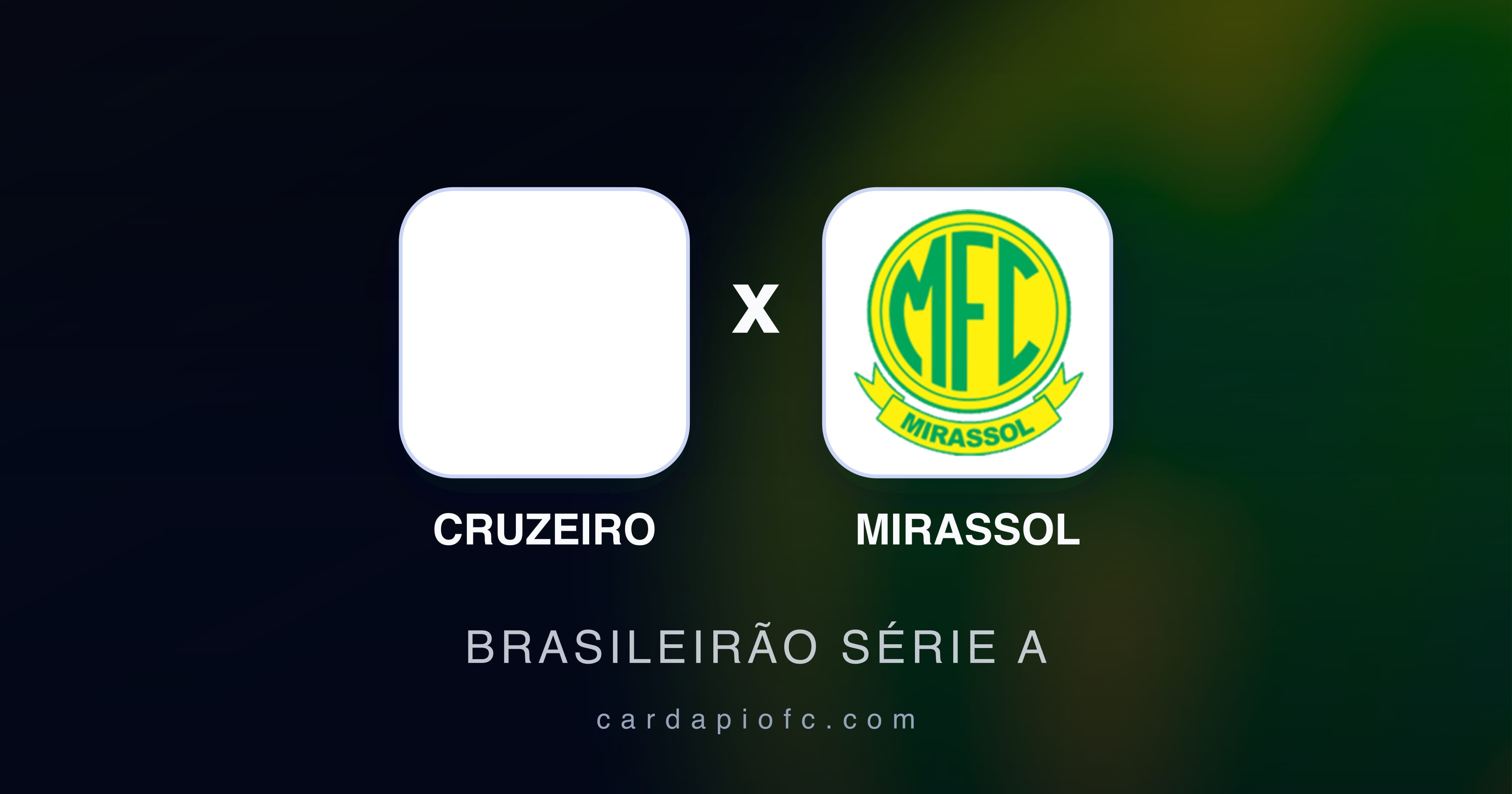 Cruzeiro बनाम Mirassol (Brasileirão Série A) का पूर्वावलोकन चित्र
