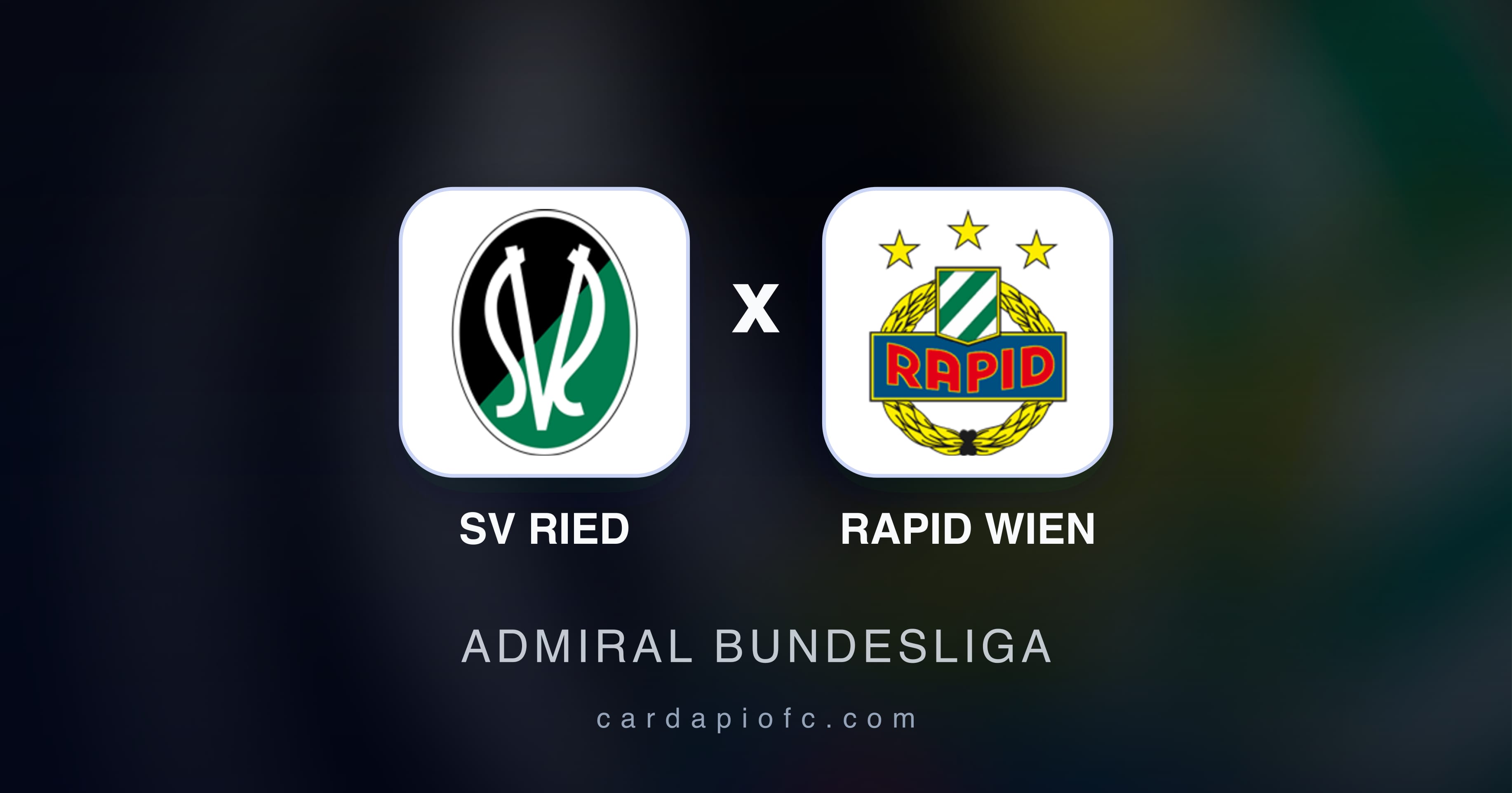 SV Ried बनाम Rapid Wien (Admiral Bundesliga) का पूर्वावलोकन चित्र