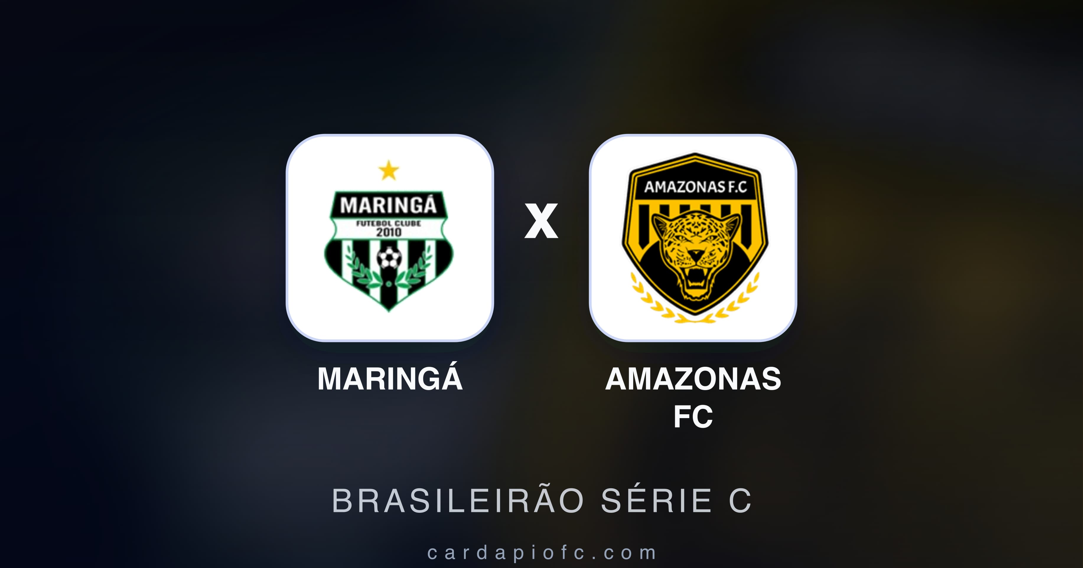 Maringá बनाम Amazonas FC (Brasileirão Série C) का पूर्वावलोकन चित्र
