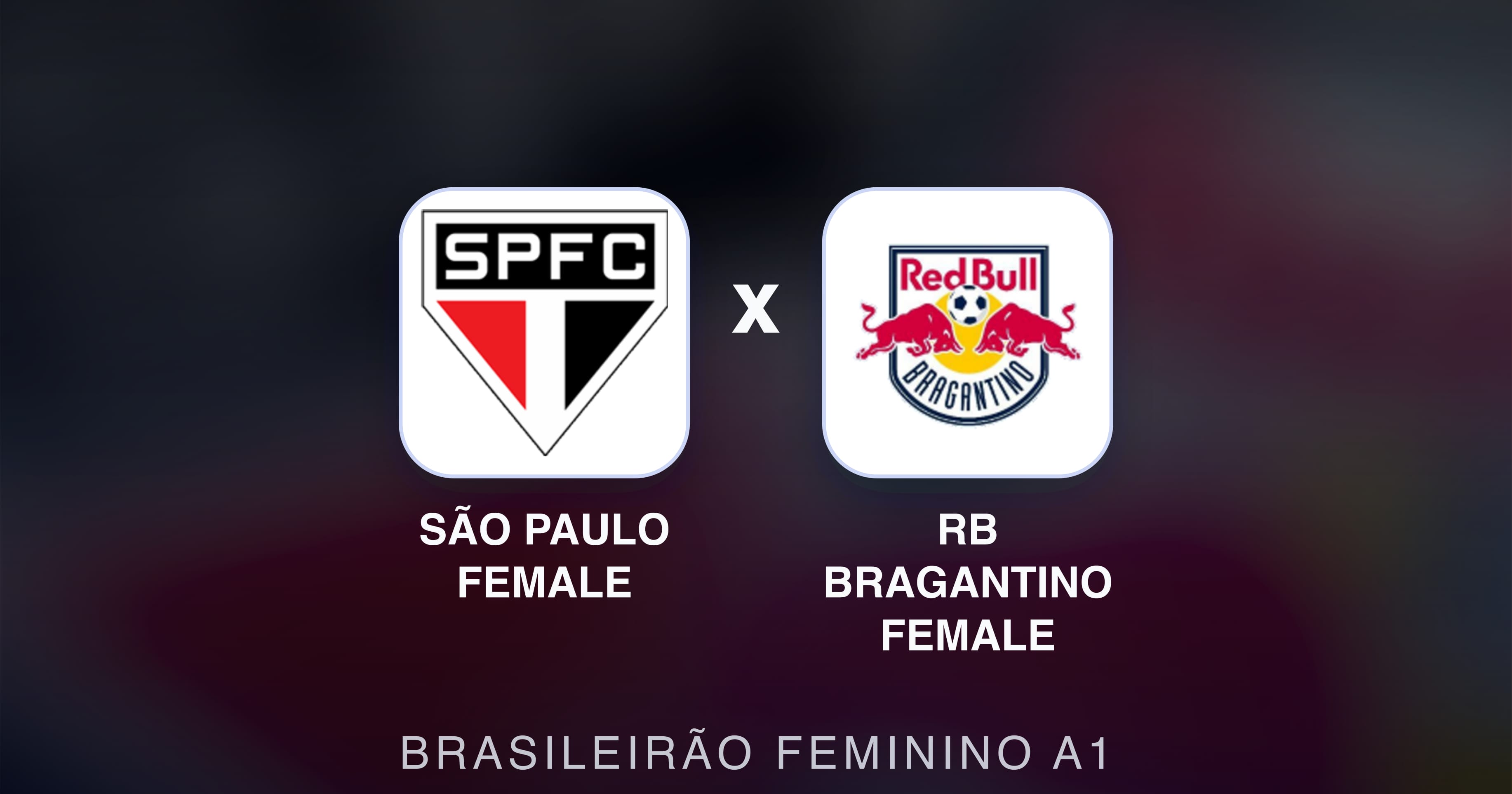 São Paulo Female बनाम RB Bragantino Female (Brasileirão Feminino A1) का पूर्वावलोकन चित्र