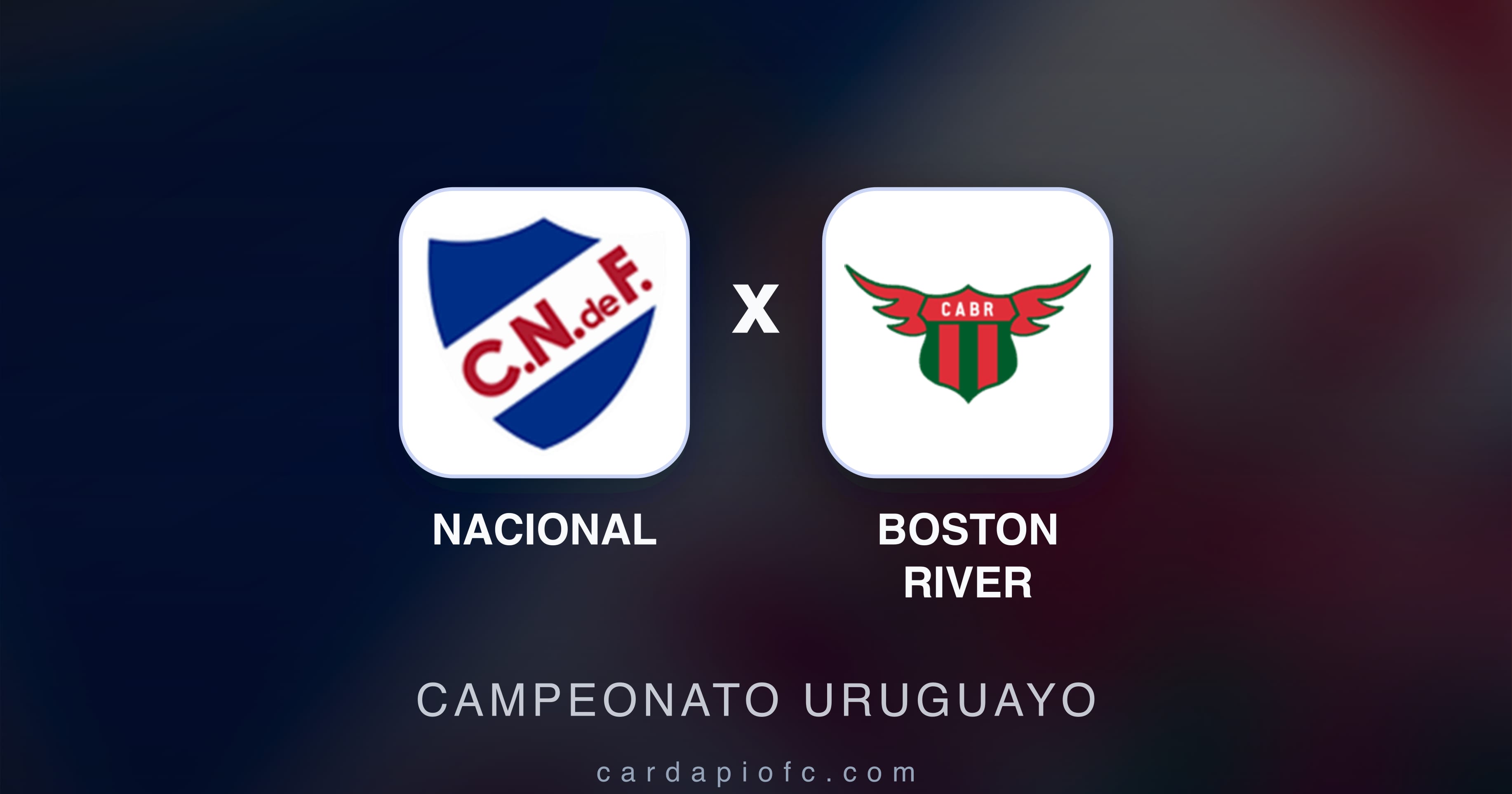 Nacional बनाम Boston River (Campeonato Uruguayo) का पूर्वावलोकन चित्र