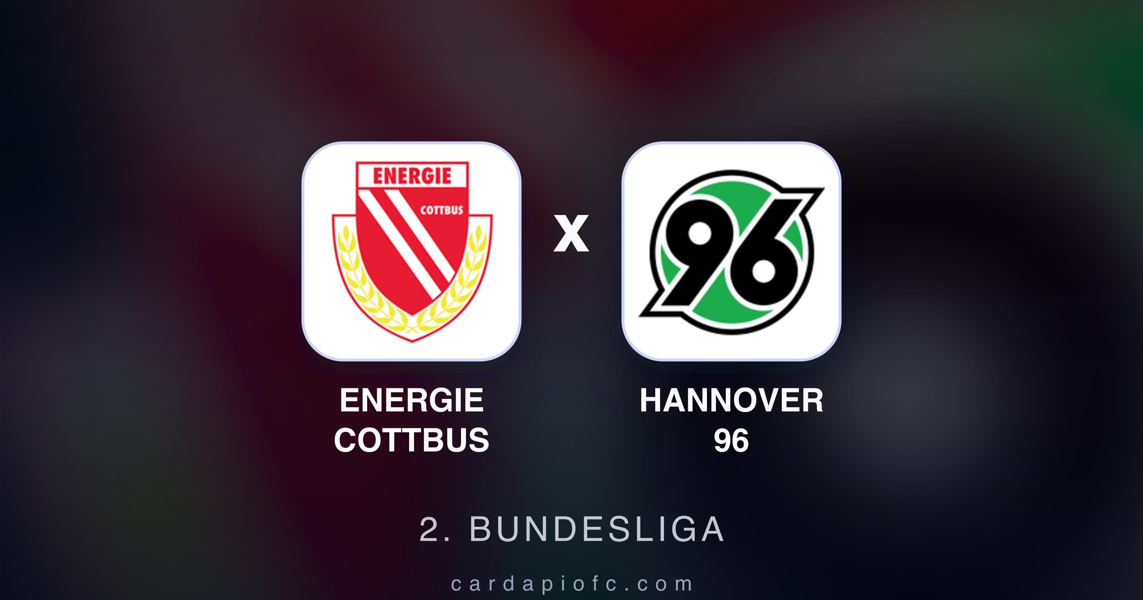 Energie Cottbus बनाम Hannover 96 (2. Bundesliga) का पूर्वावलोकन चित्र