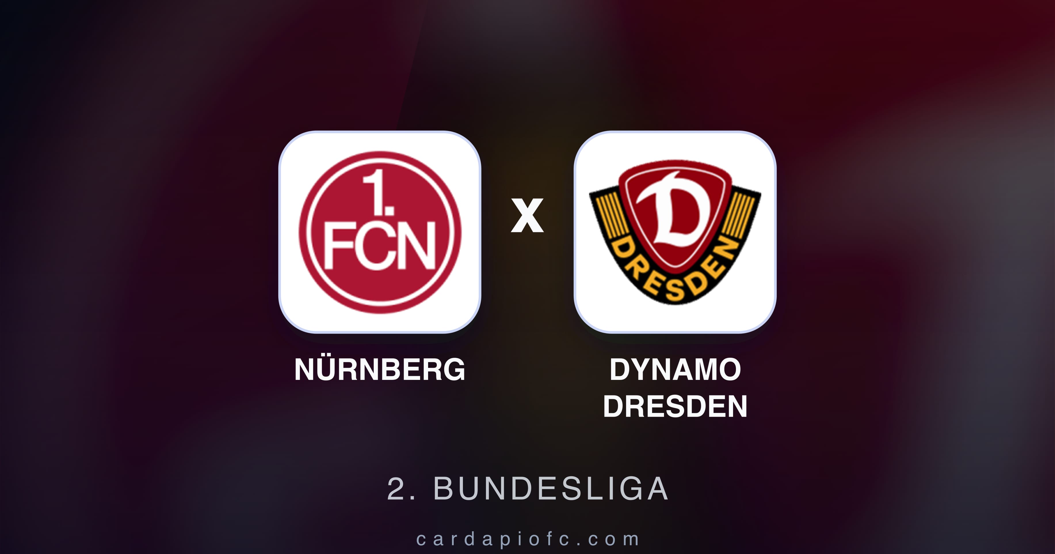 Nürnberg बनाम Dynamo Dresden (2. Bundesliga) का पूर्वावलोकन चित्र