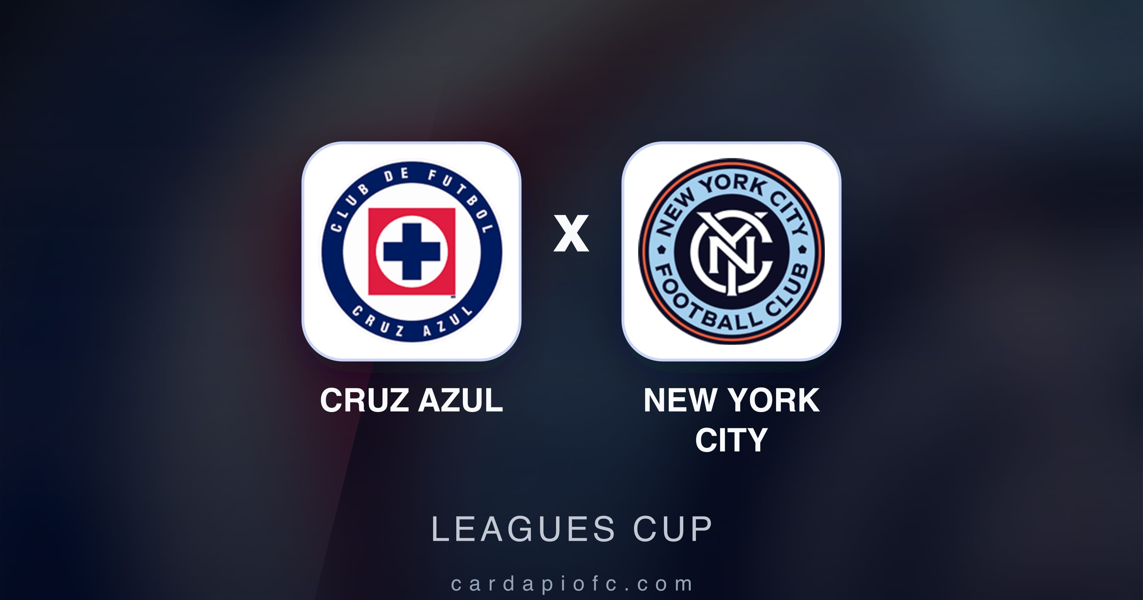 Cruz Azul बनाम New York City (Leagues Cup) का पूर्वावलोकन चित्र