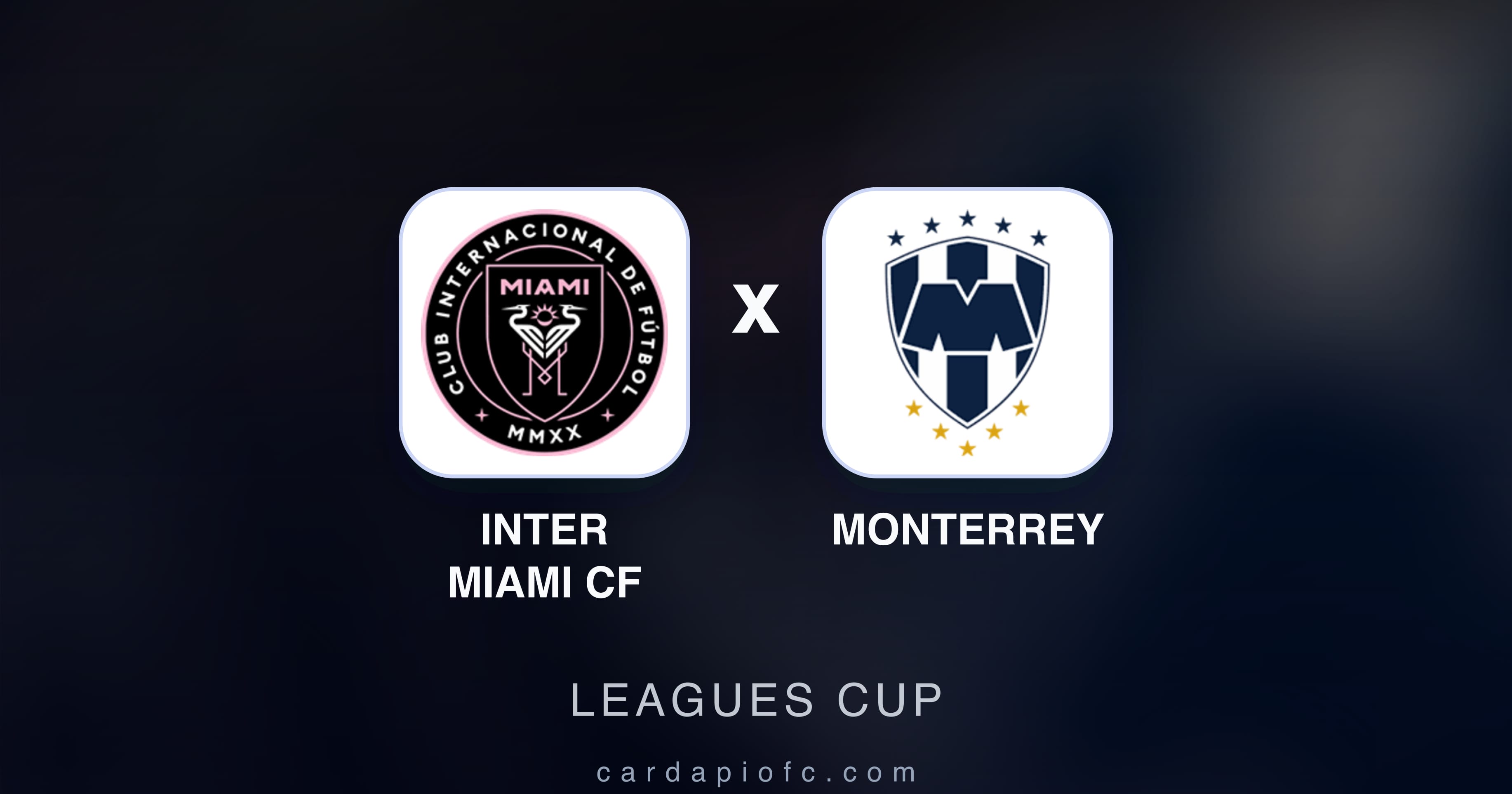 Inter Miami CF बनाम Monterrey (Leagues Cup) का पूर्वावलोकन चित्र