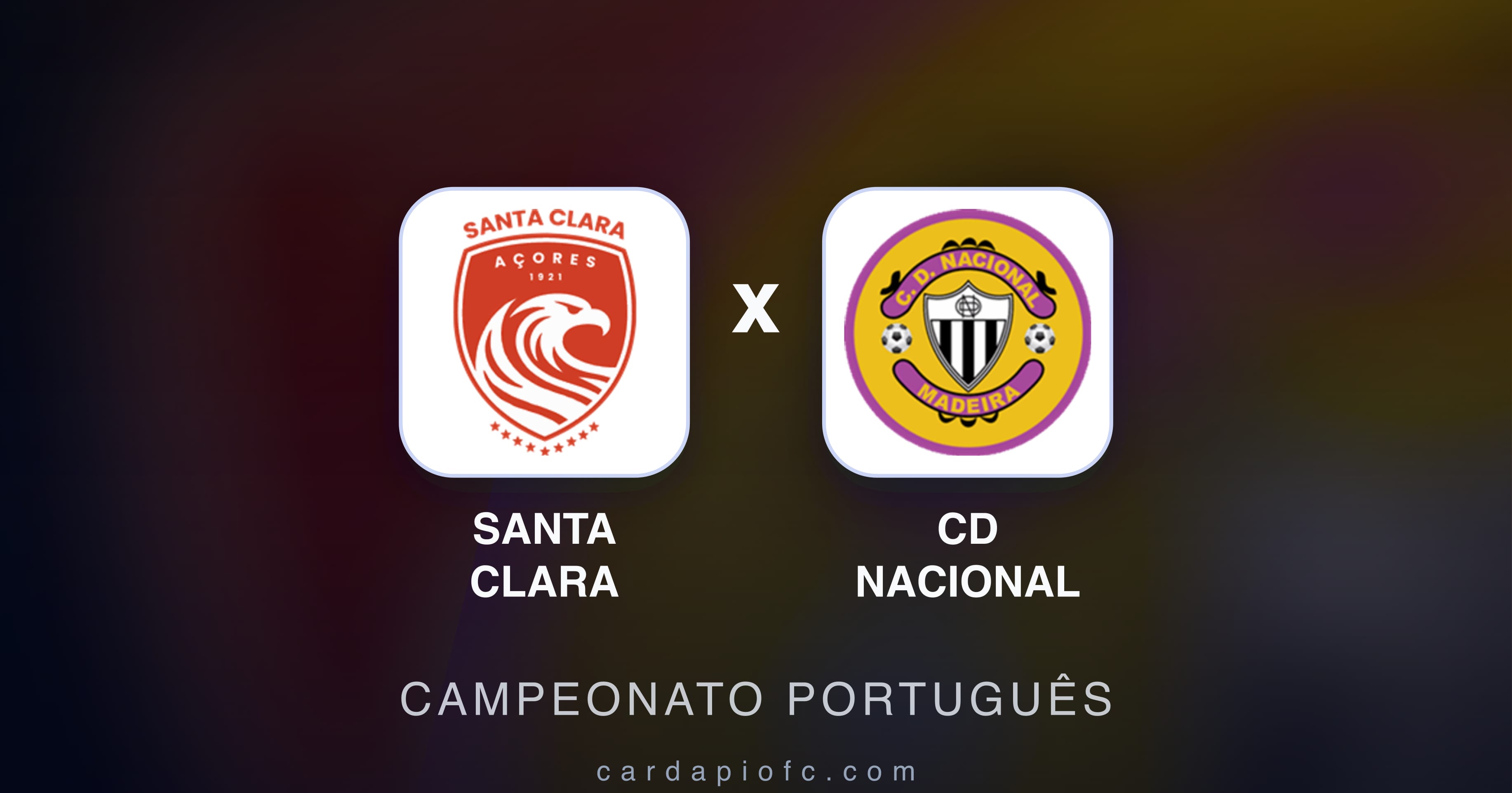 Santa Clara बनाम CD Nacional (Campeonato Português) का पूर्वावलोकन चित्र