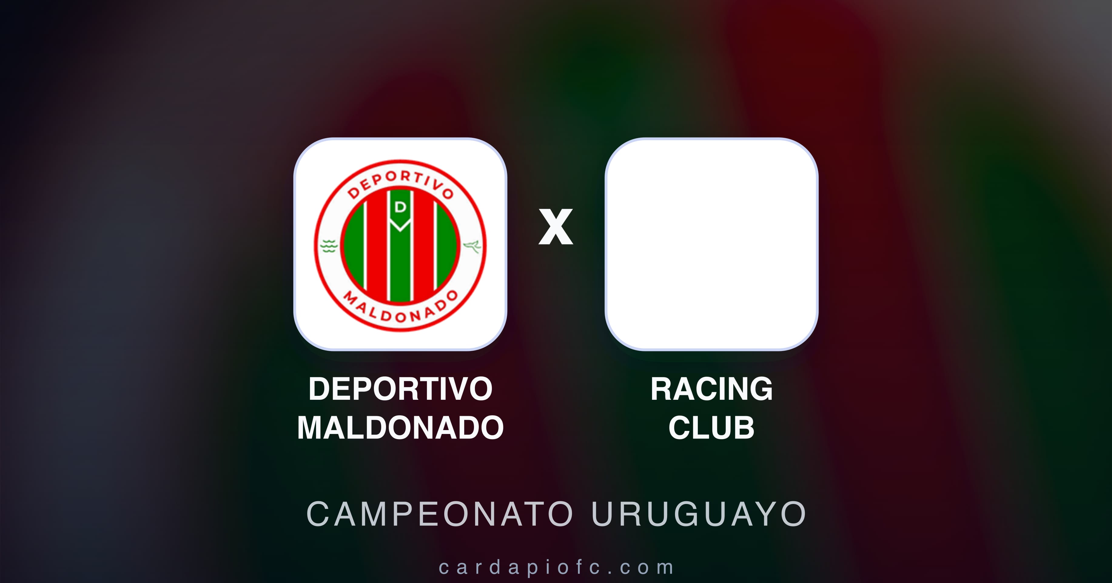 Deportivo Maldonado बनाम Racing Club (Campeonato Uruguayo) का पूर्वावलोकन चित्र