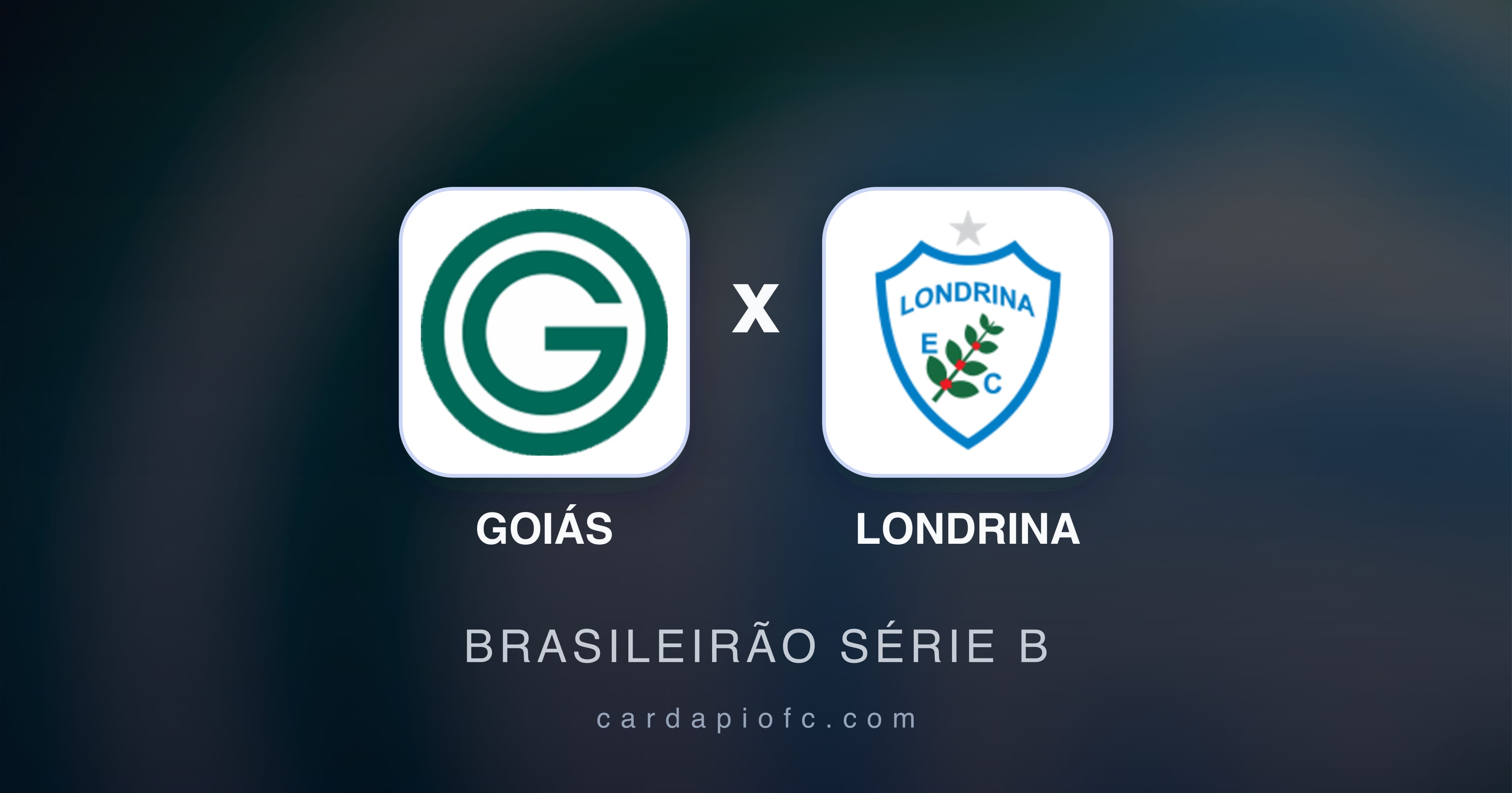 Goiás बनाम Londrina (Brasileirão Série B) का पूर्वावलोकन चित्र