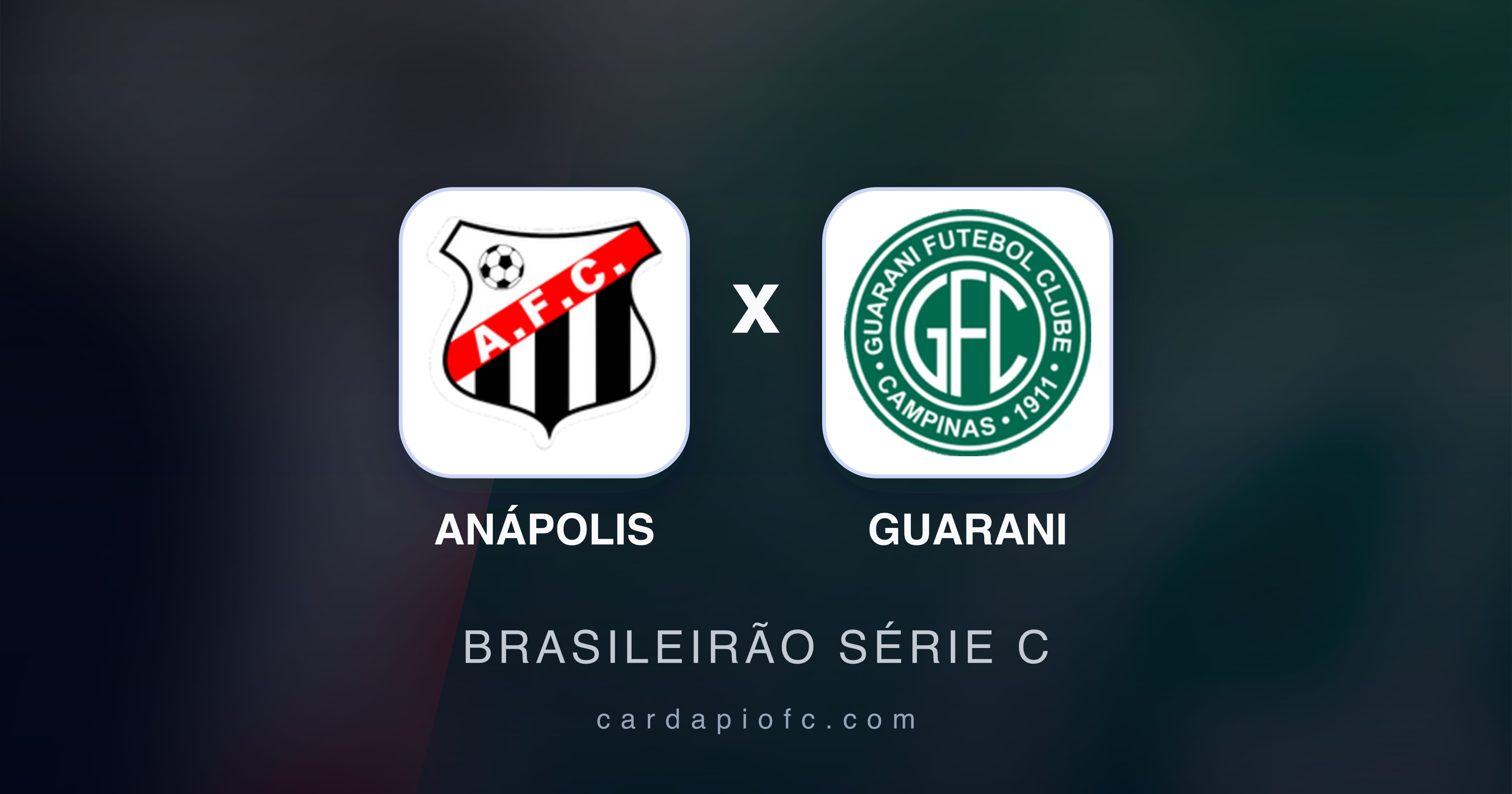 Anápolis बनाम Guarani (Brasileirão Série C) का पूर्वावलोकन चित्र