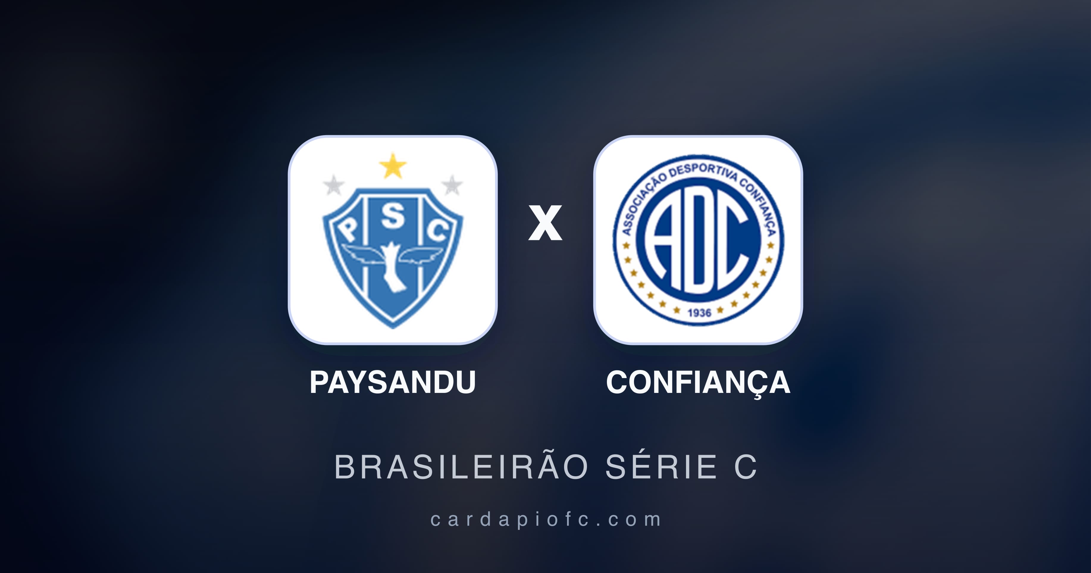 Paysandu बनाम Confiança (Brasileirão Série C) का पूर्वावलोकन चित्र