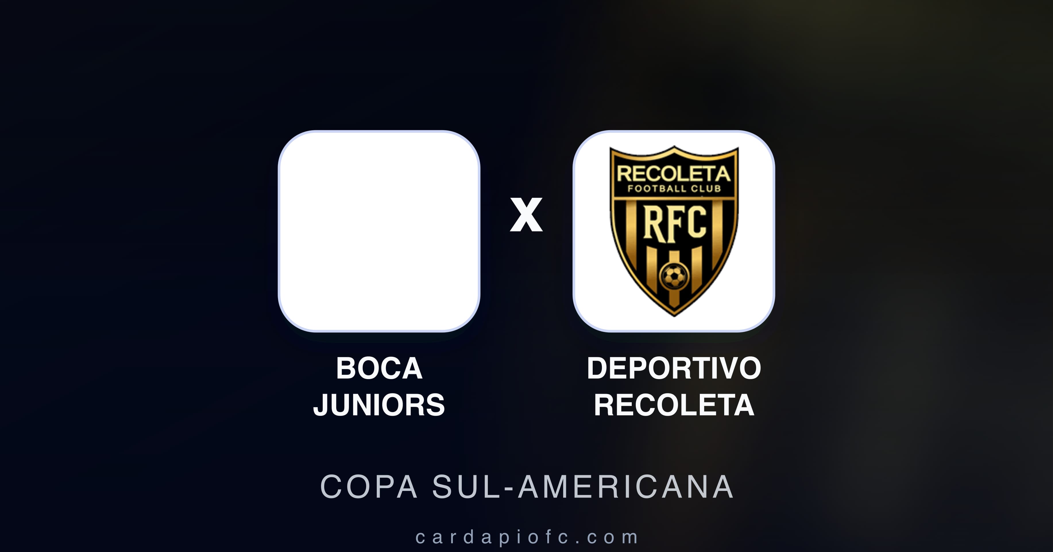 Boca Juniors बनाम Deportivo Recoleta (Copa Sul-Americana) का पूर्वावलोकन चित्र