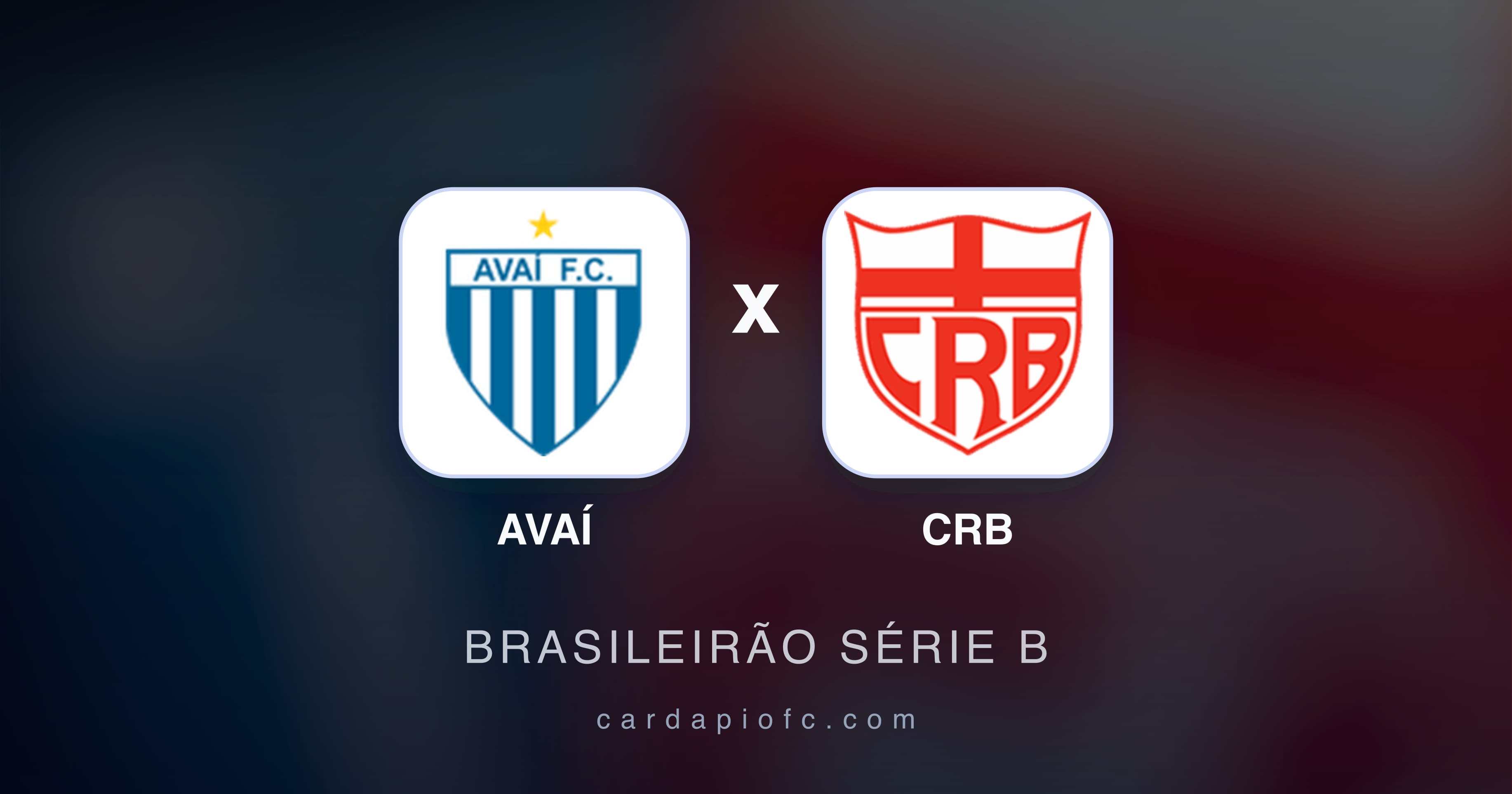 Avaí बनाम CRB (Brasileirão Série B) का पूर्वावलोकन चित्र