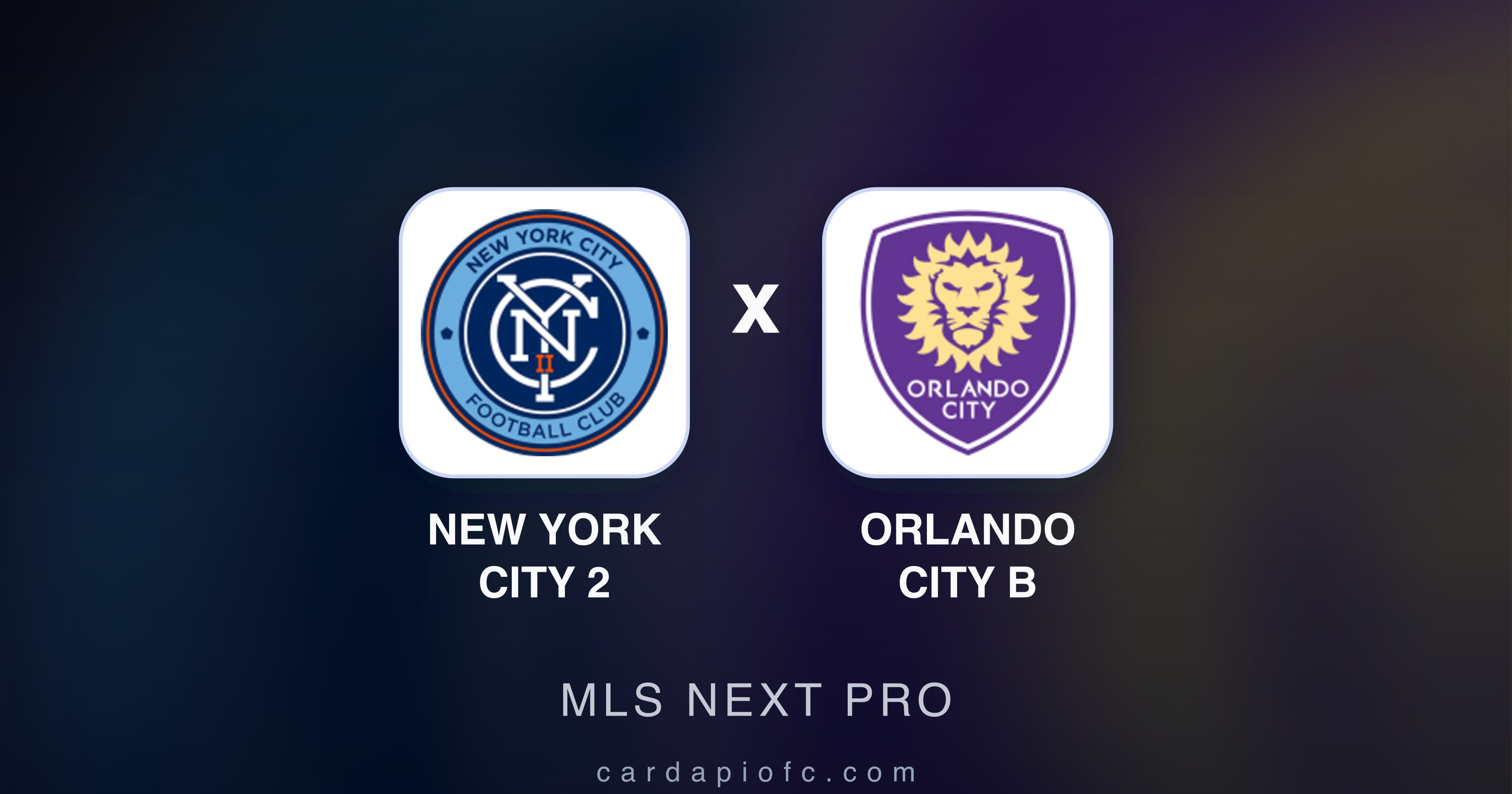 New York City 2 बनाम Orlando City B (MLS Next Pro) का पूर्वावलोकन चित्र