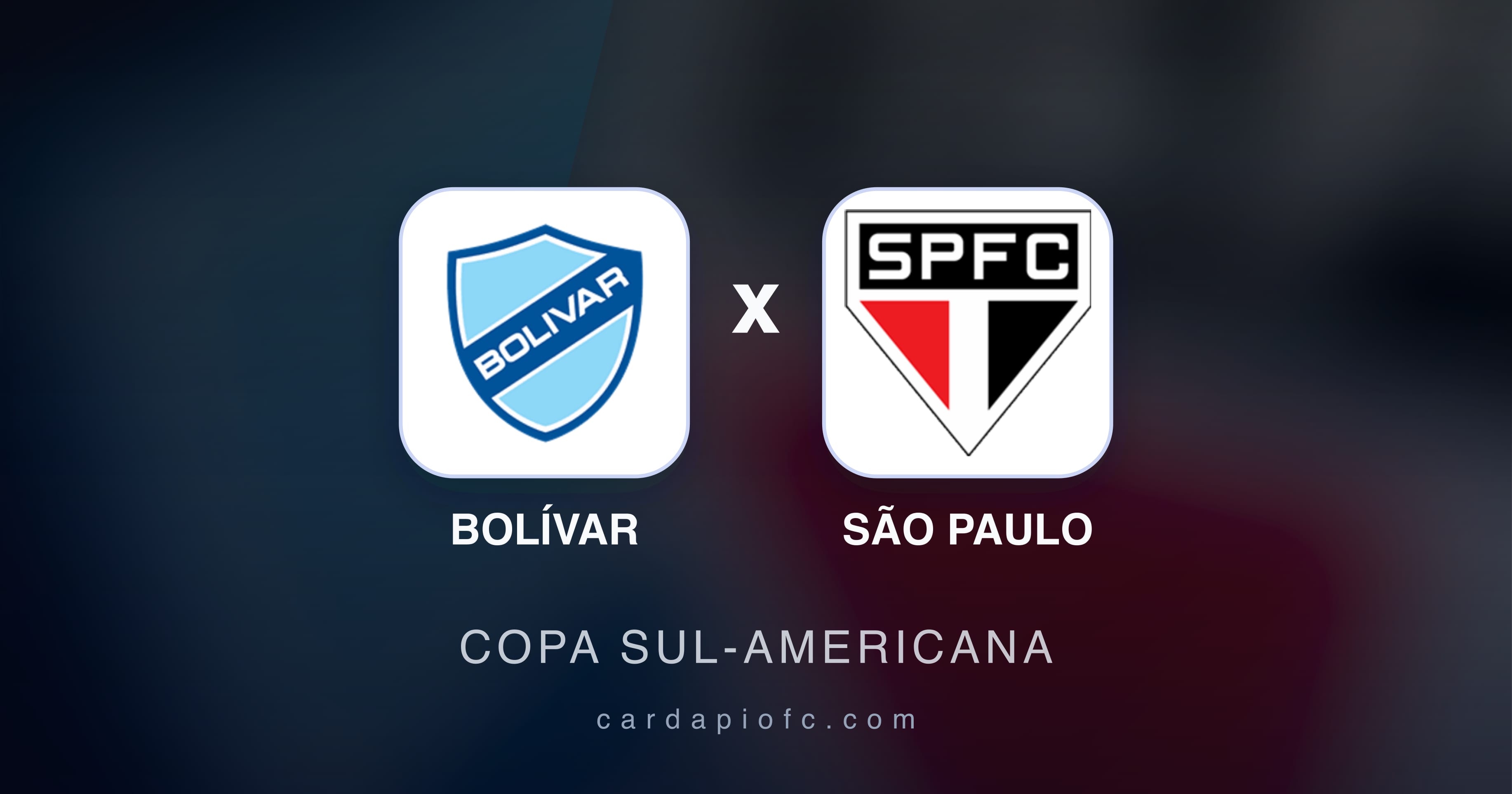 Bolívar बनाम São Paulo (Copa Sul-Americana) का पूर्वावलोकन चित्र