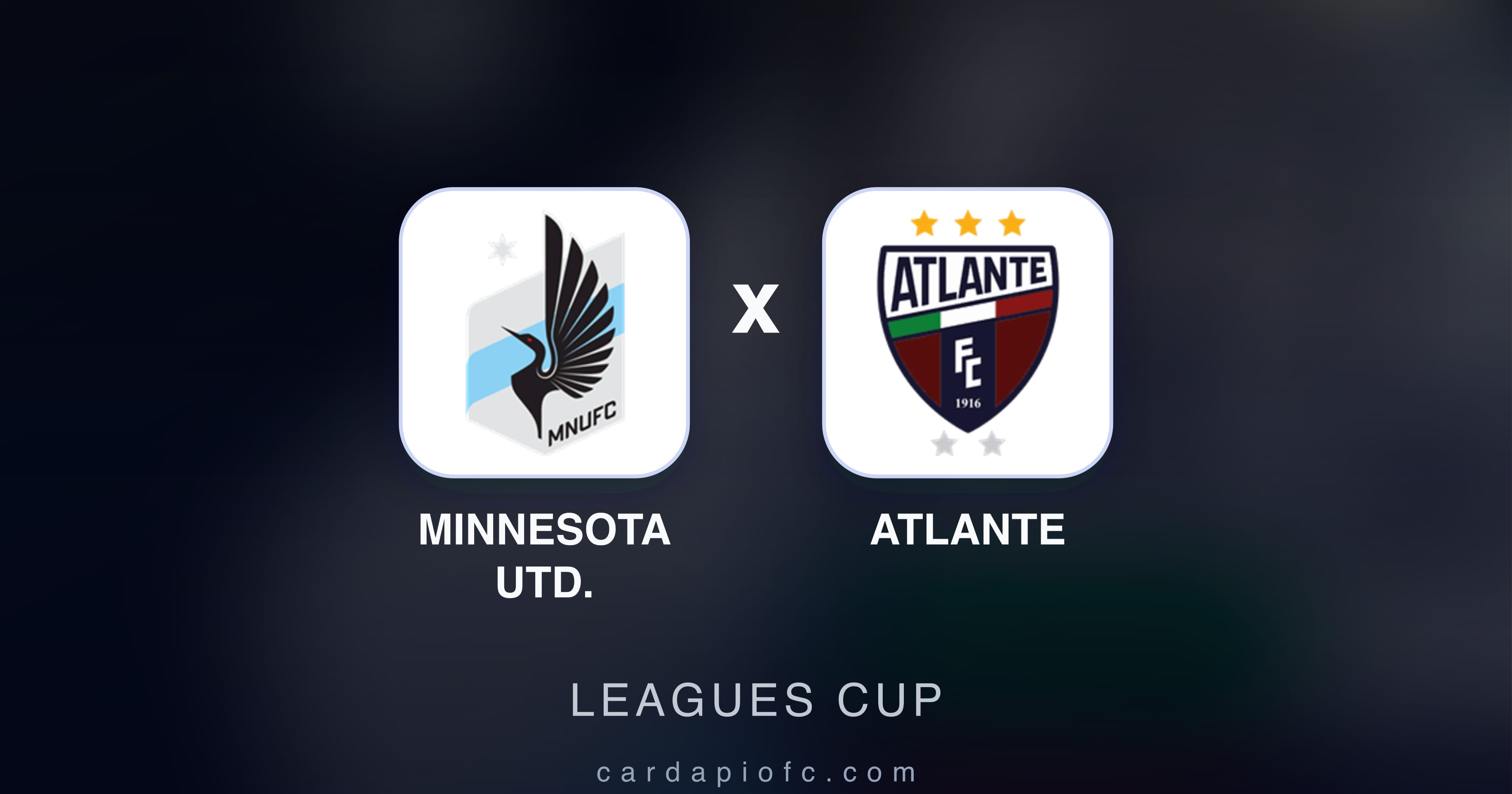 Minnesota Utd. बनाम Atlante (Leagues Cup) का पूर्वावलोकन चित्र