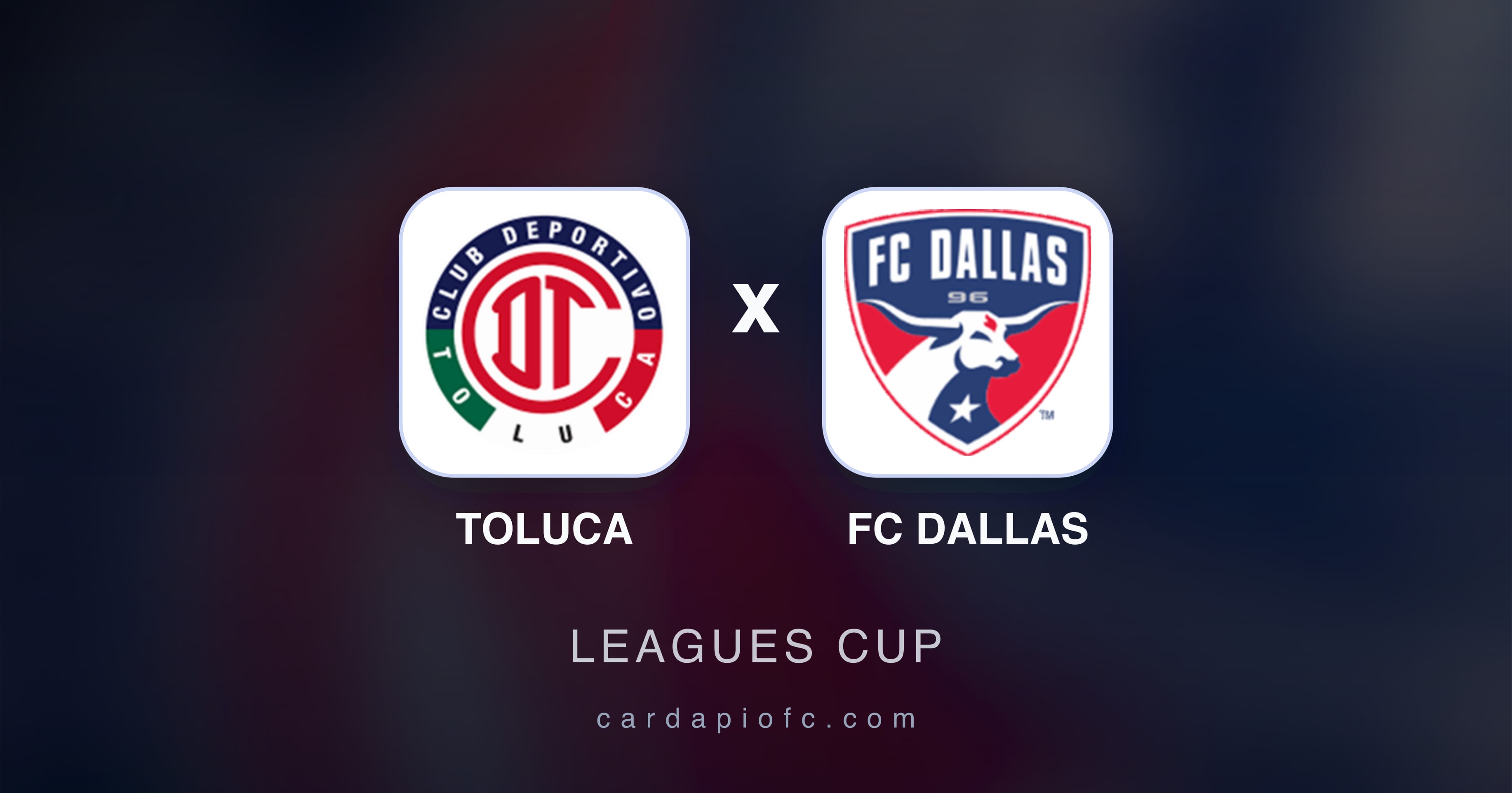 Toluca बनाम FC Dallas (Leagues Cup) का पूर्वावलोकन चित्र