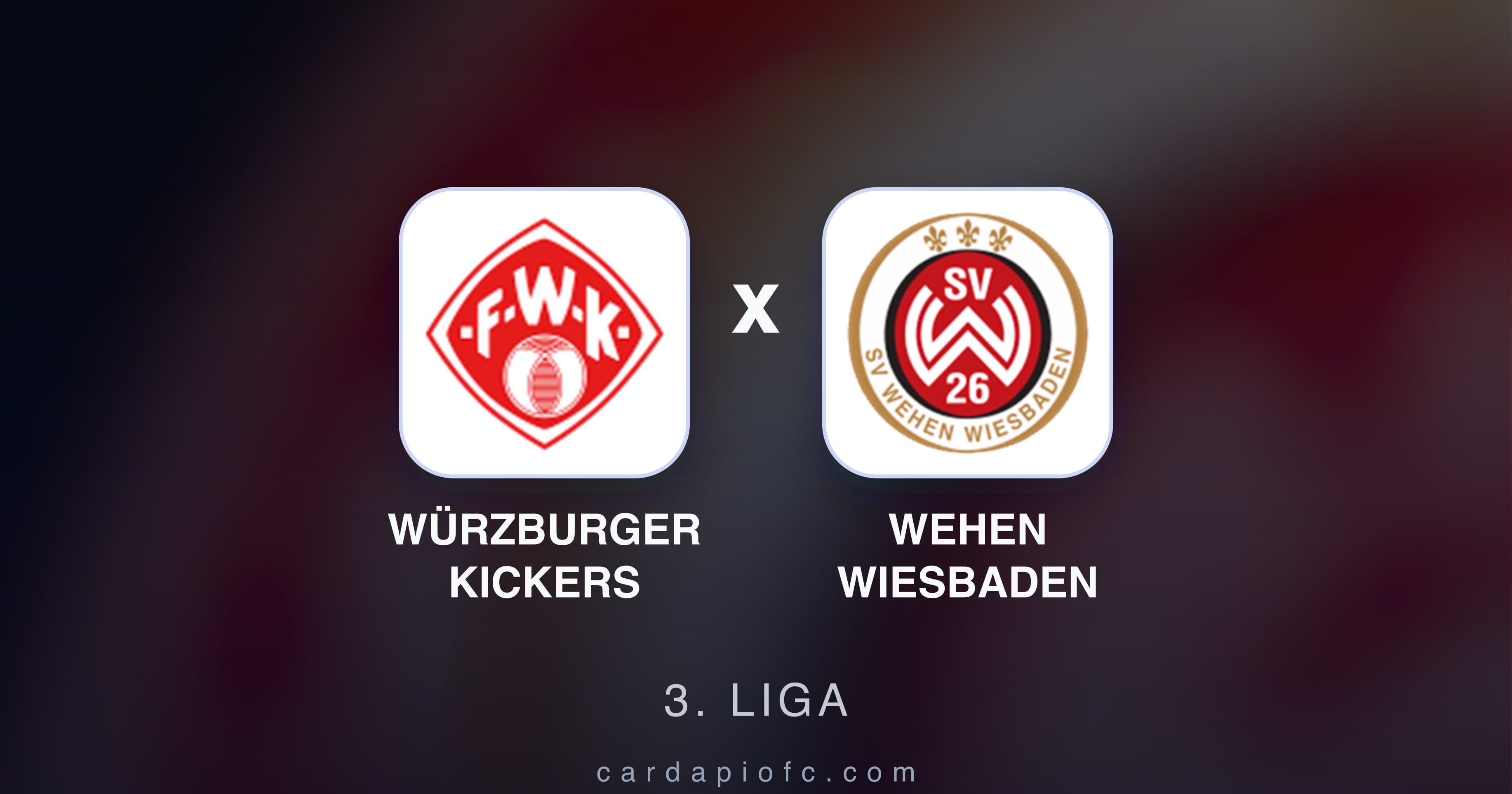 Würzburger Kickers बनाम Wehen Wiesbaden (3. Liga) का पूर्वावलोकन चित्र