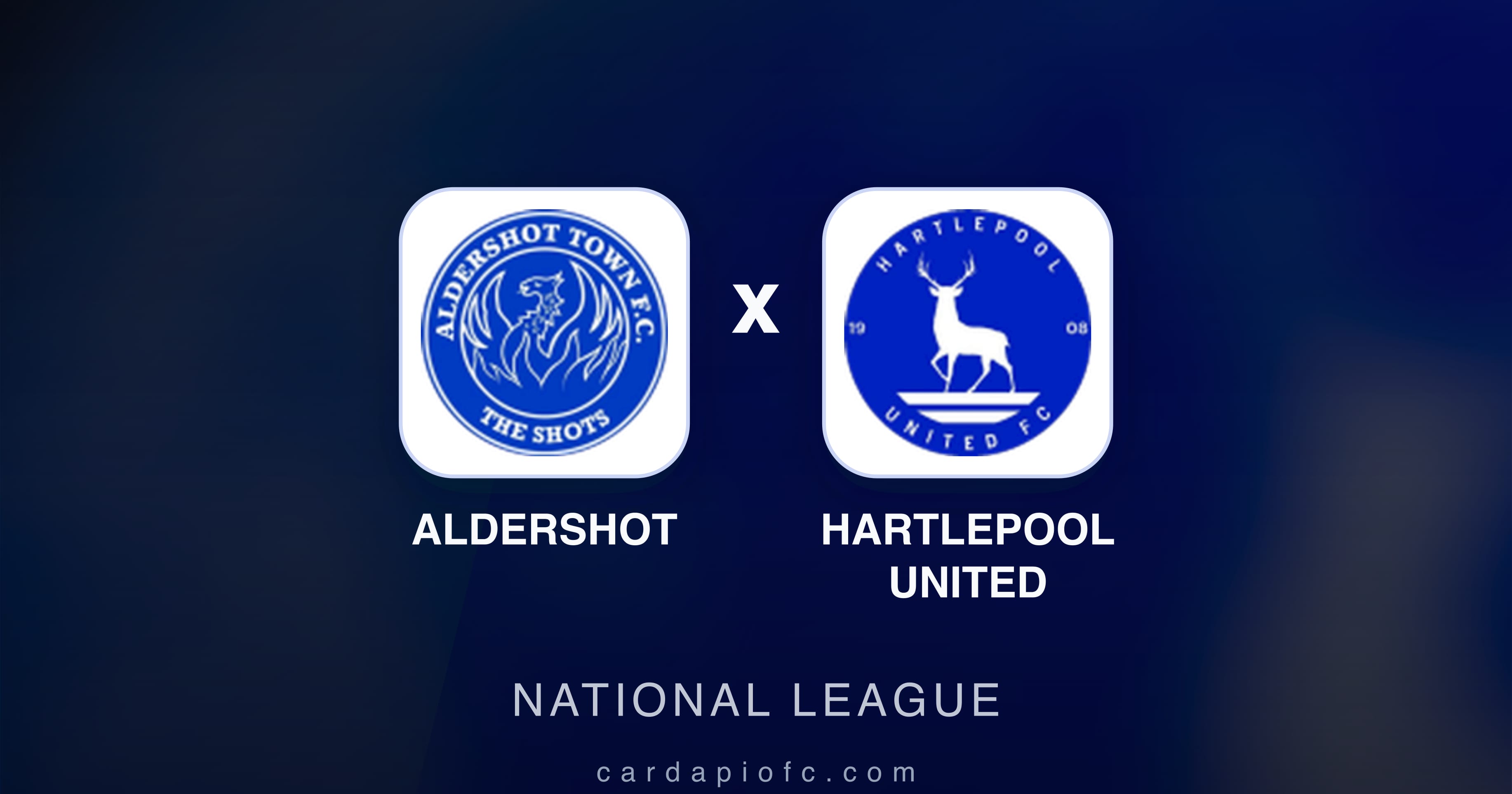 Aldershot बनाम Hartlepool United (National League) का पूर्वावलोकन चित्र
