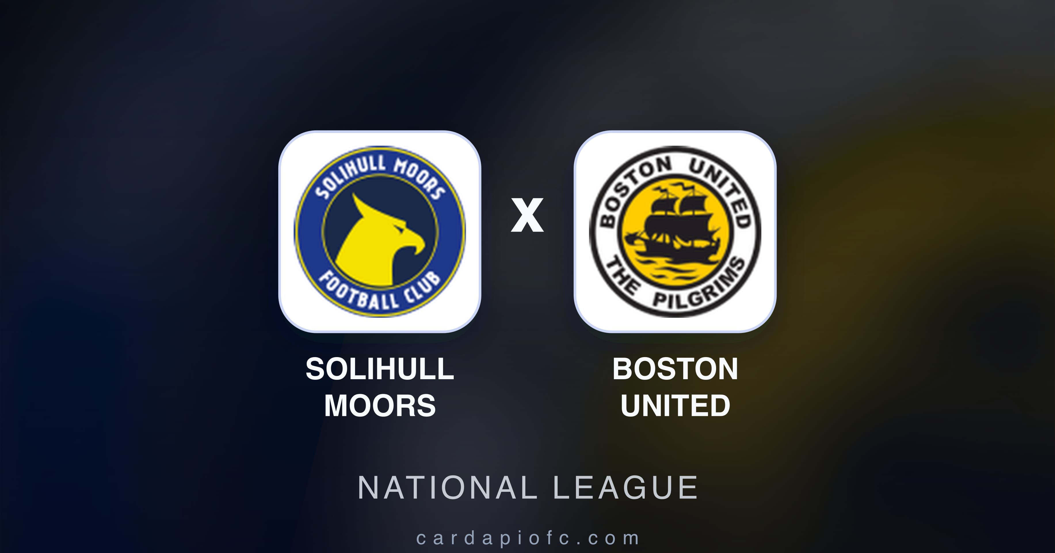 Solihull Moors बनाम Boston United (National League) का पूर्वावलोकन चित्र
