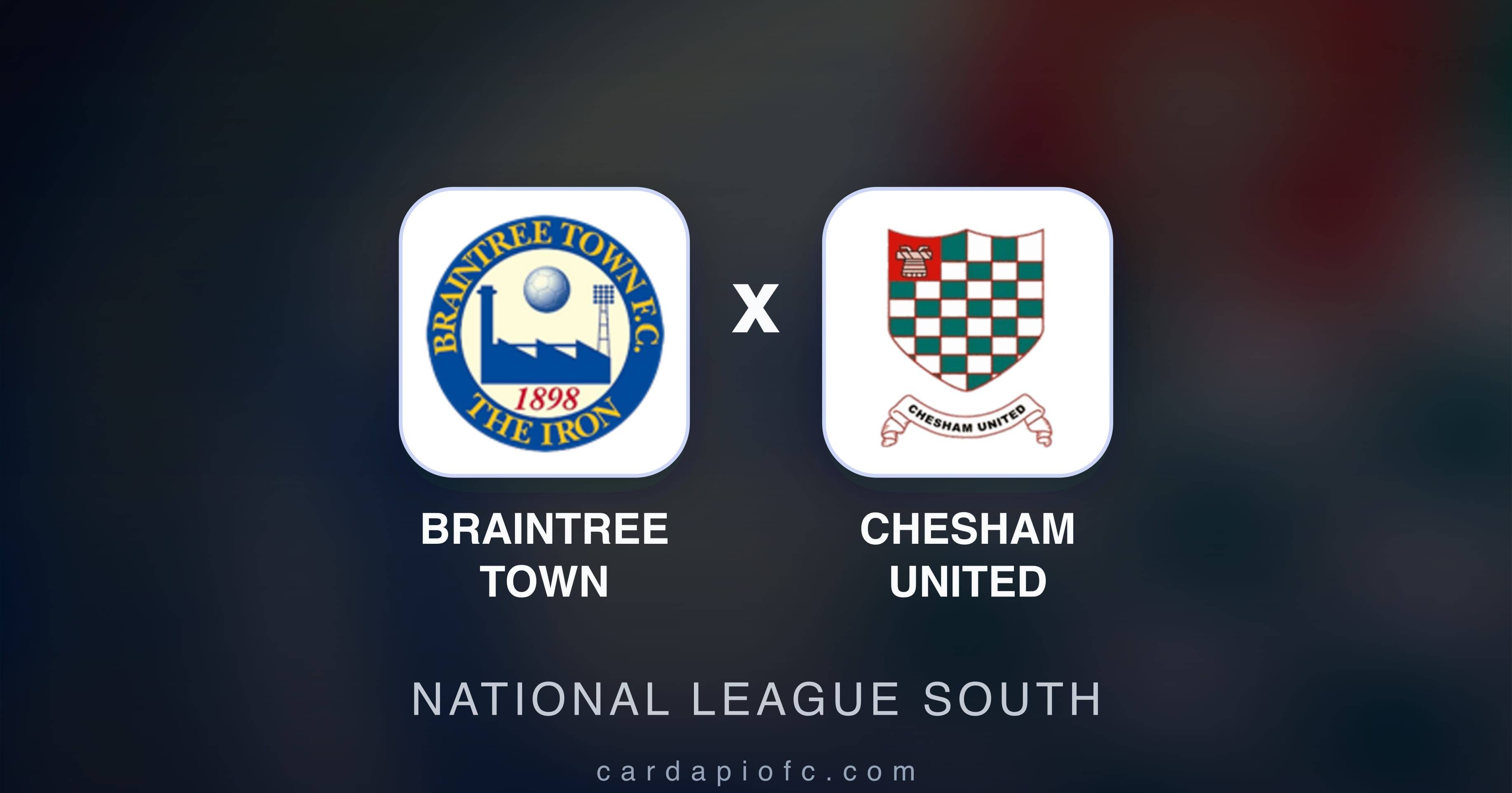 Braintree Town बनाम Chesham United (National League South) का पूर्वावलोकन चित्र