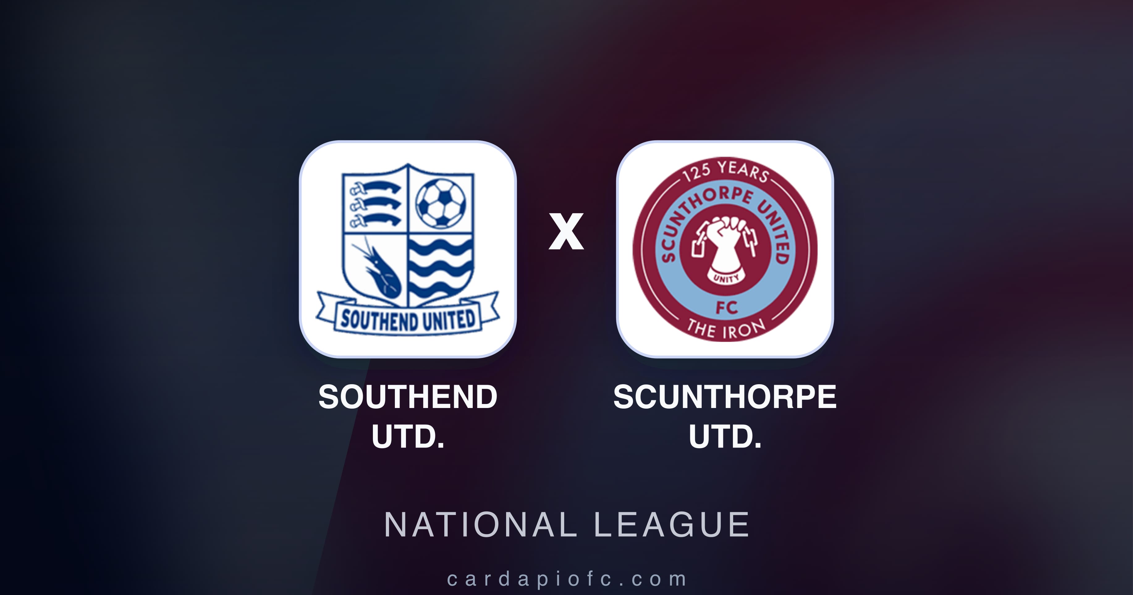 Southend Utd. बनाम Scunthorpe Utd. (National League) का पूर्वावलोकन चित्र