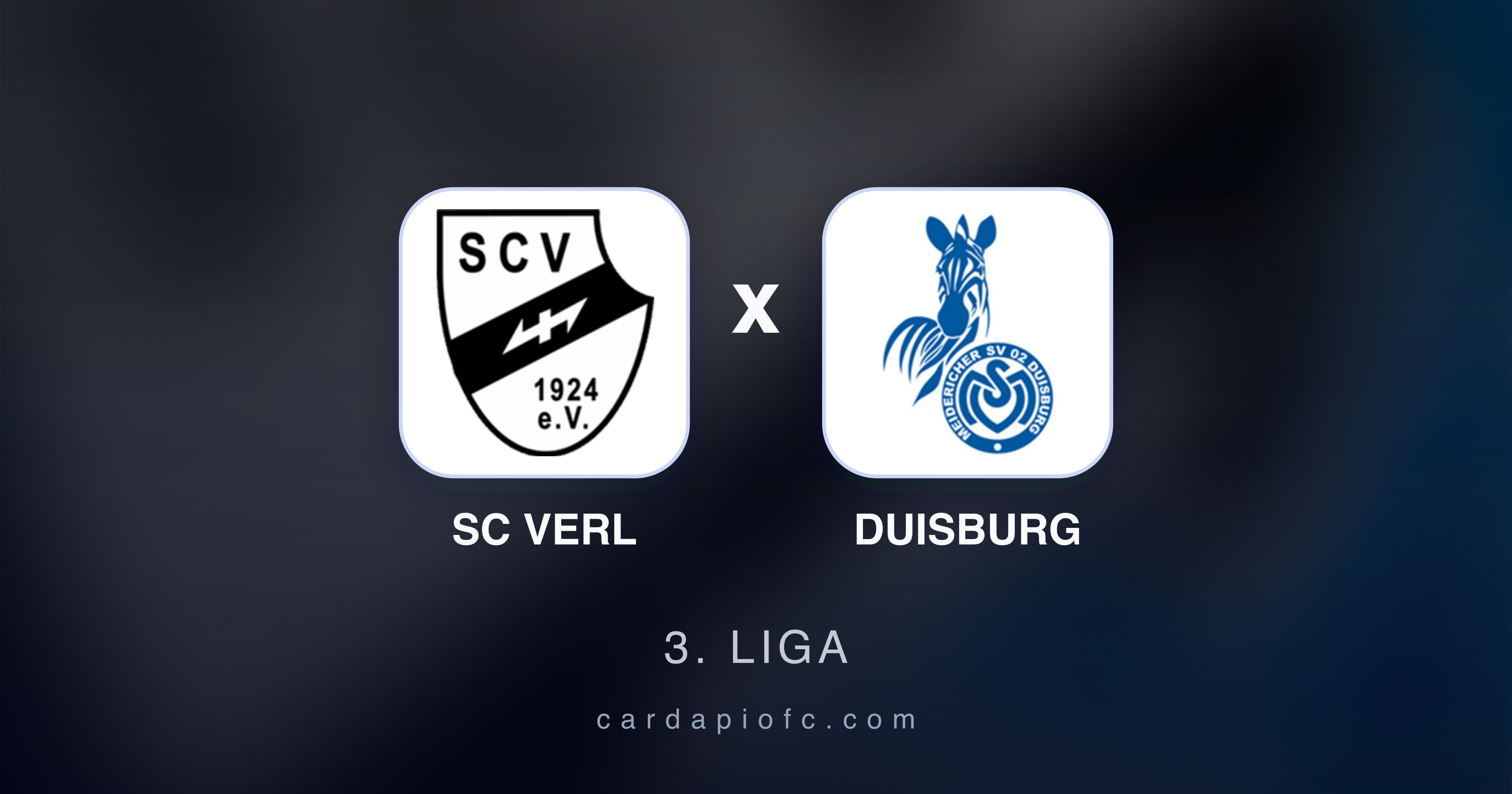 SC Verl बनाम Duisburg (3. Liga) का पूर्वावलोकन चित्र