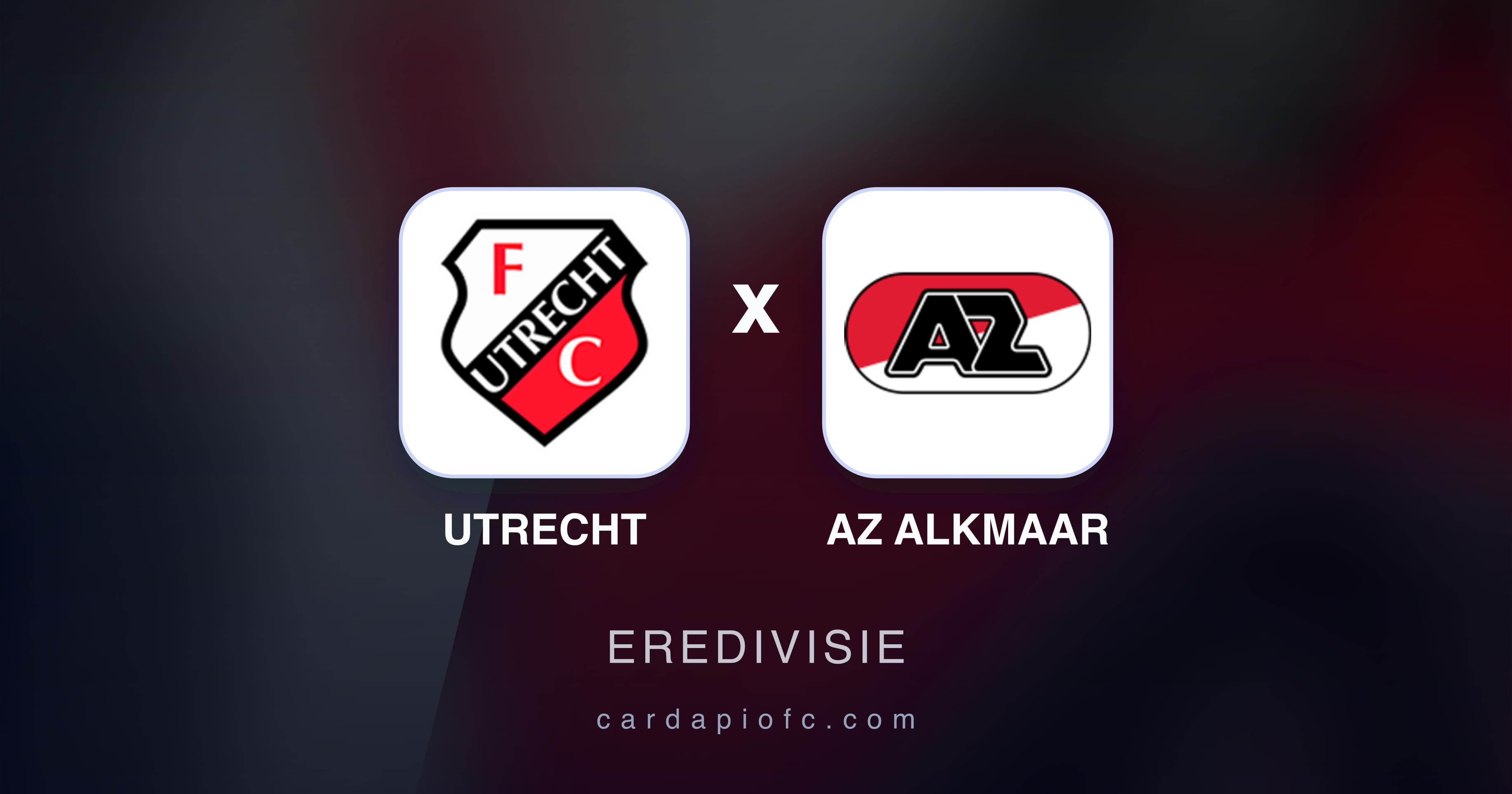 Utrecht बनाम AZ Alkmaar (Eredivisie) का पूर्वावलोकन चित्र