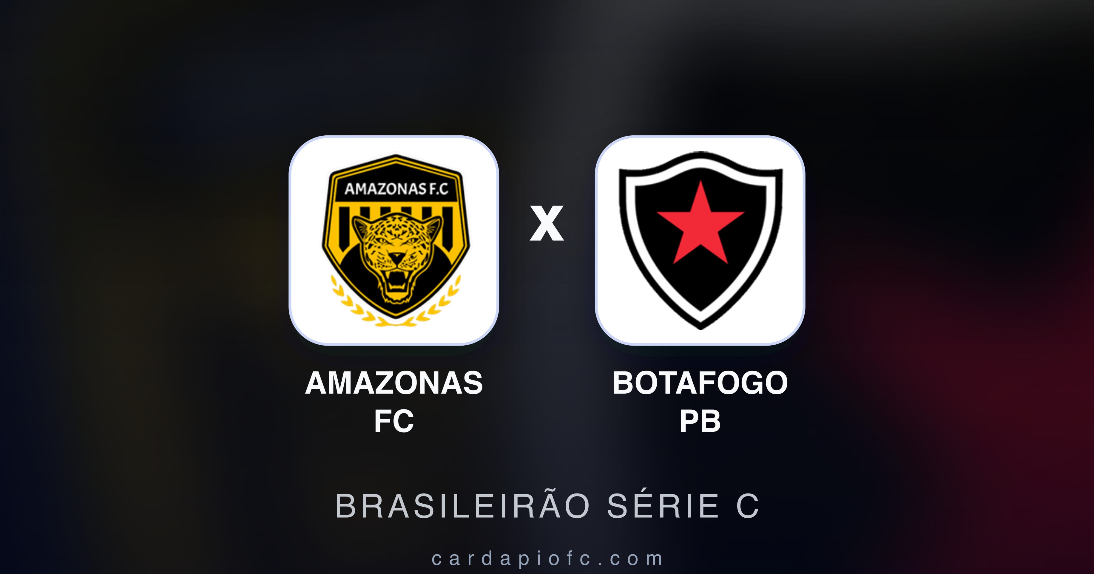 Amazonas FC बनाम Botafogo PB (Brasileirão Série C) का पूर्वावलोकन चित्र