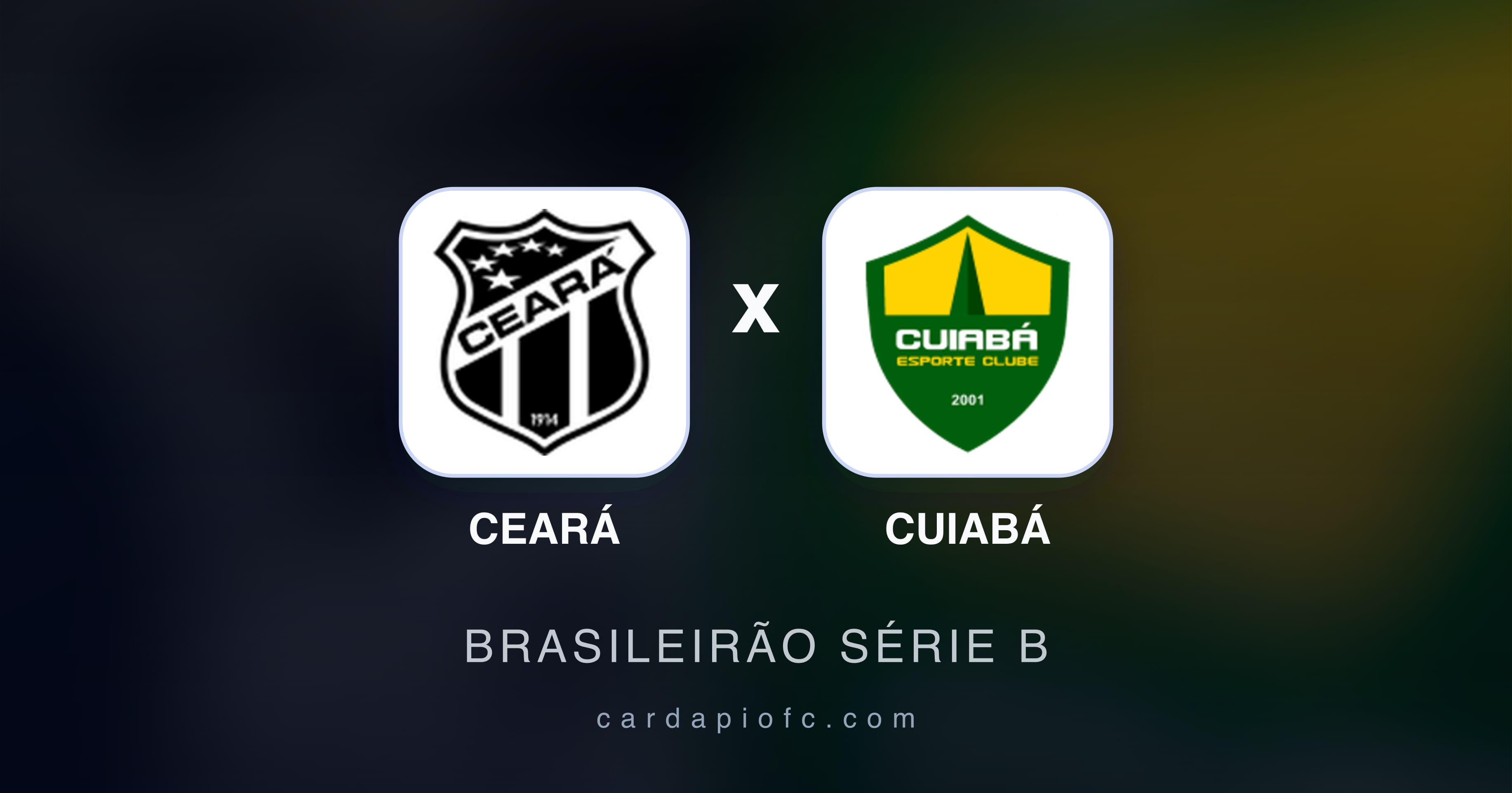 Ceará बनाम Cuiabá (Brasileirão Série B) का पूर्वावलोकन चित्र